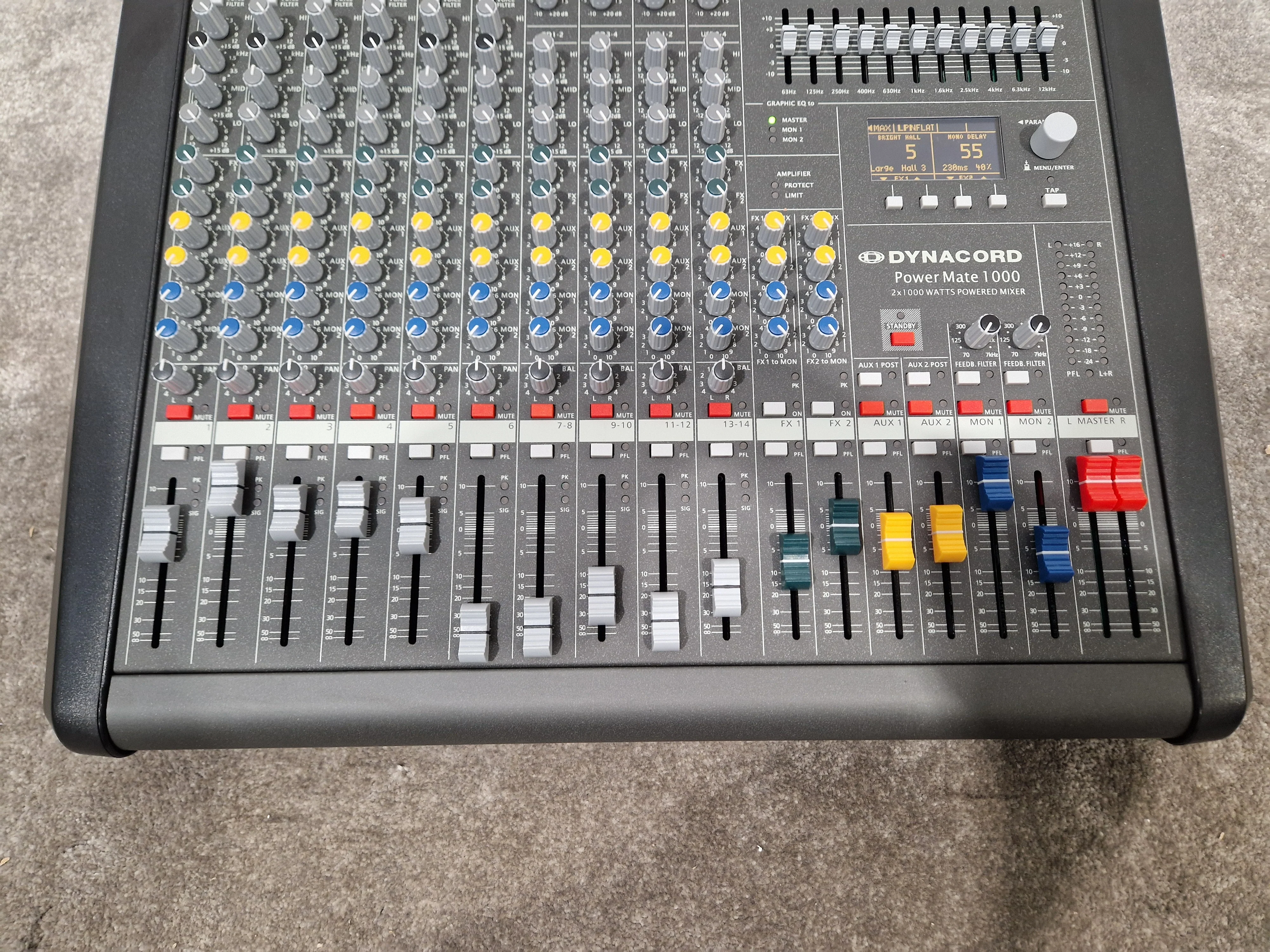 Dynacord Powermate 1000-3 – 10-Channel Powered Mixer – Excellent w/ Original Box - Image 18