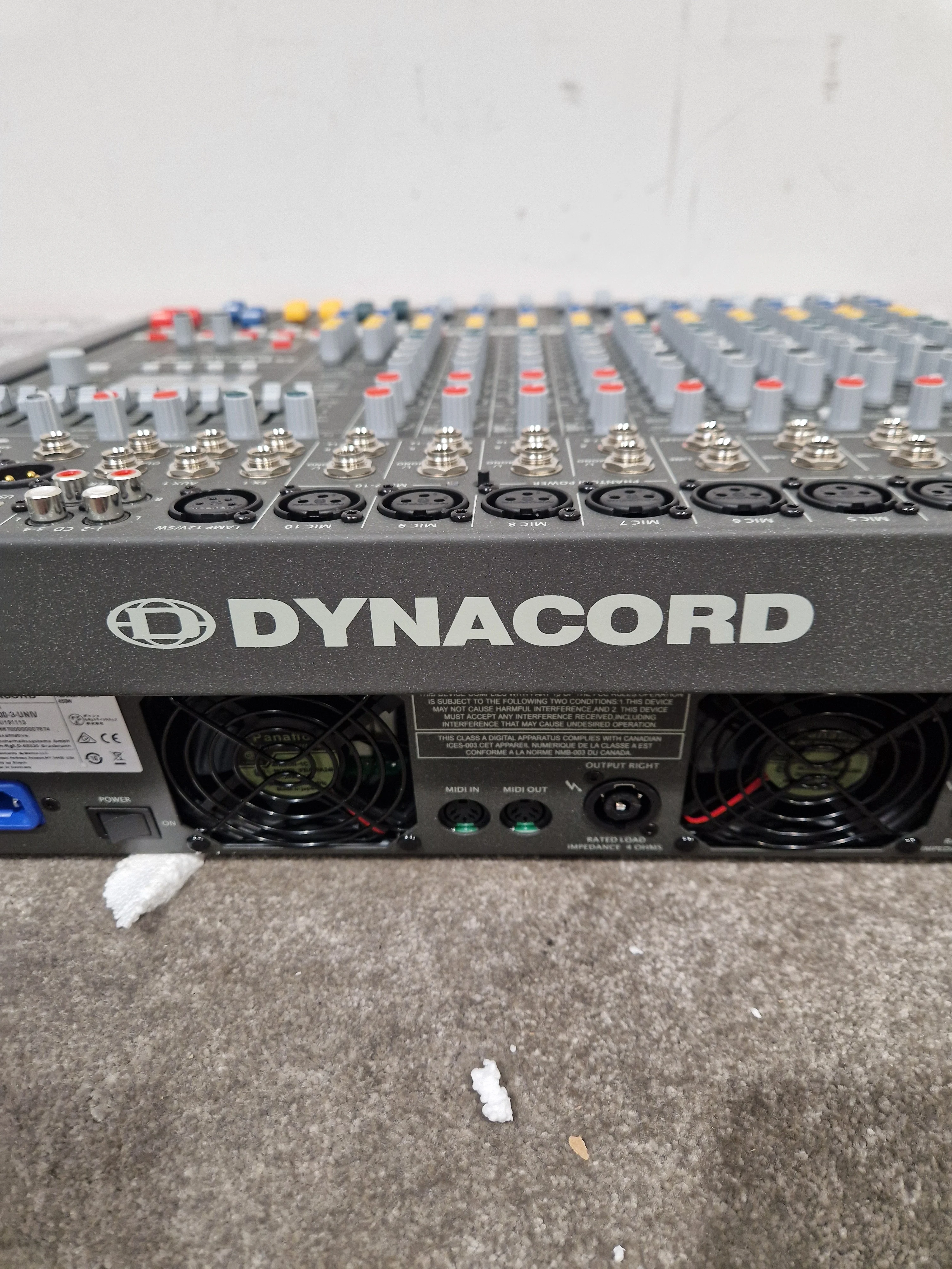 Dynacord Powermate 1000-3 – 10-Channel Powered Mixer – Excellent w/ Original Box - Image 21