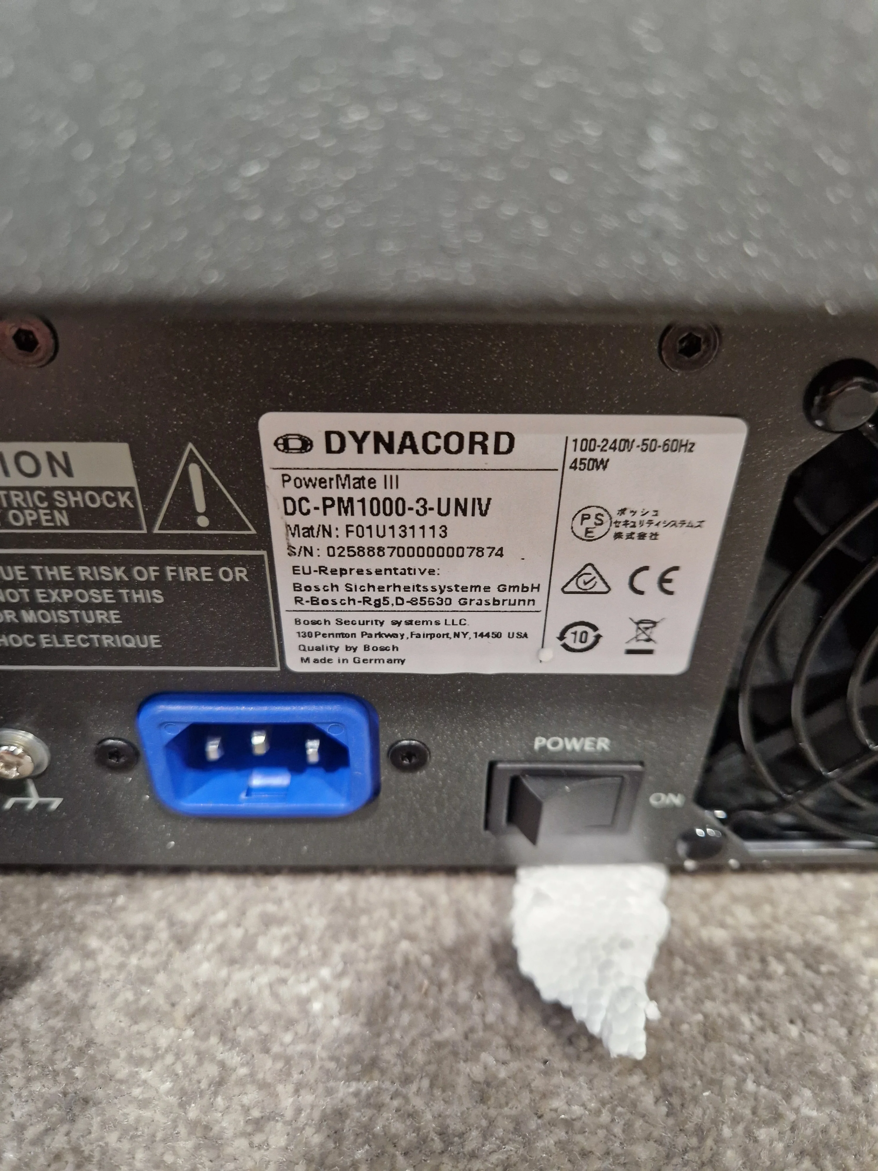 Dynacord Powermate 1000-3 – 10-Channel Powered Mixer – Excellent w/ Original Box - Image 3