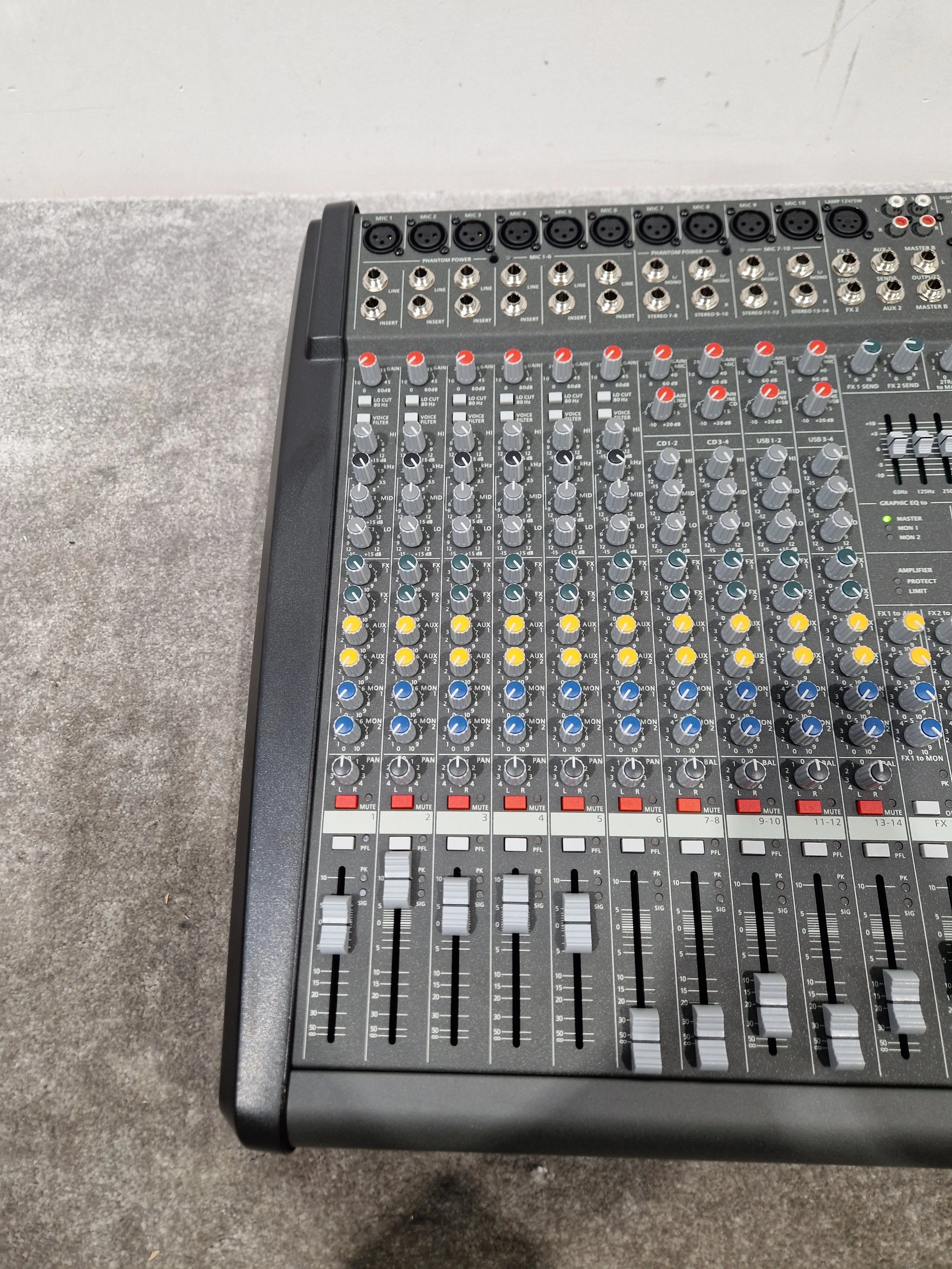 Dynacord Powermate 1000-3 – 10-Channel Powered Mixer – Excellent w/ Original Box - Image 5