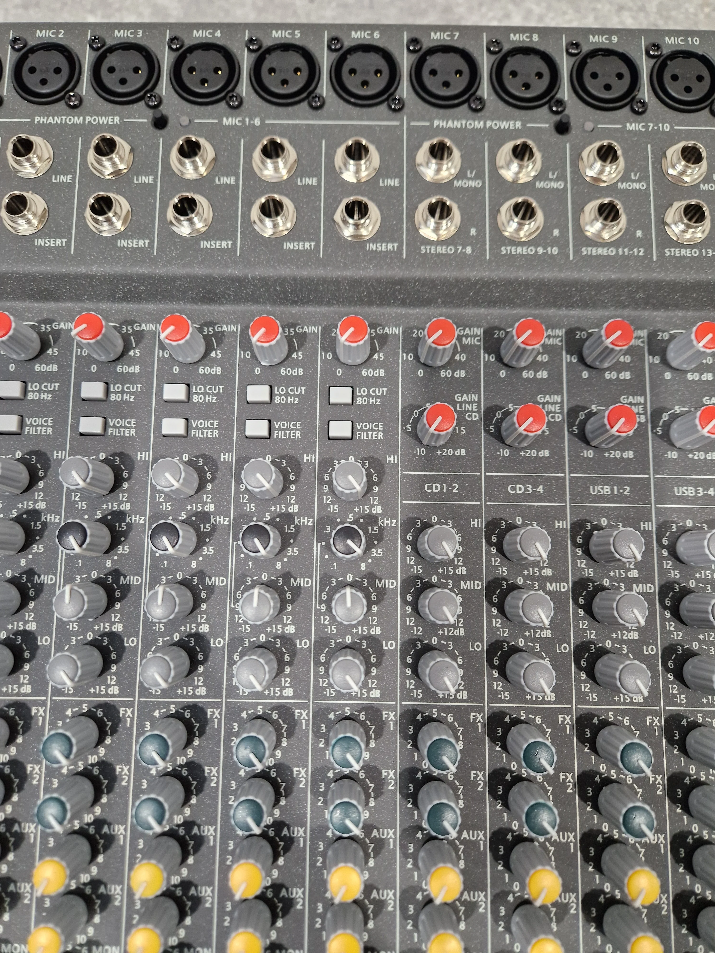 Dynacord Powermate 1000-3 – 10-Channel Powered Mixer – Excellent w/ Original Box - Image 7