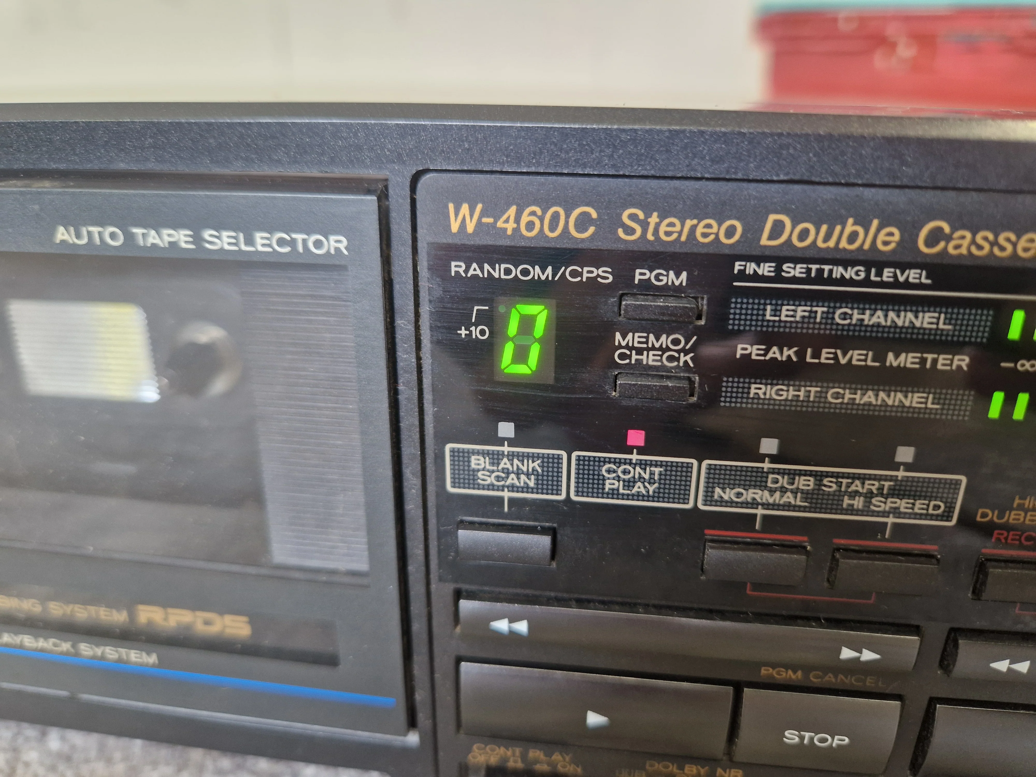 TEAC W-460C Double Cassette Deck – Auto Reverse – Very Good - Image 10