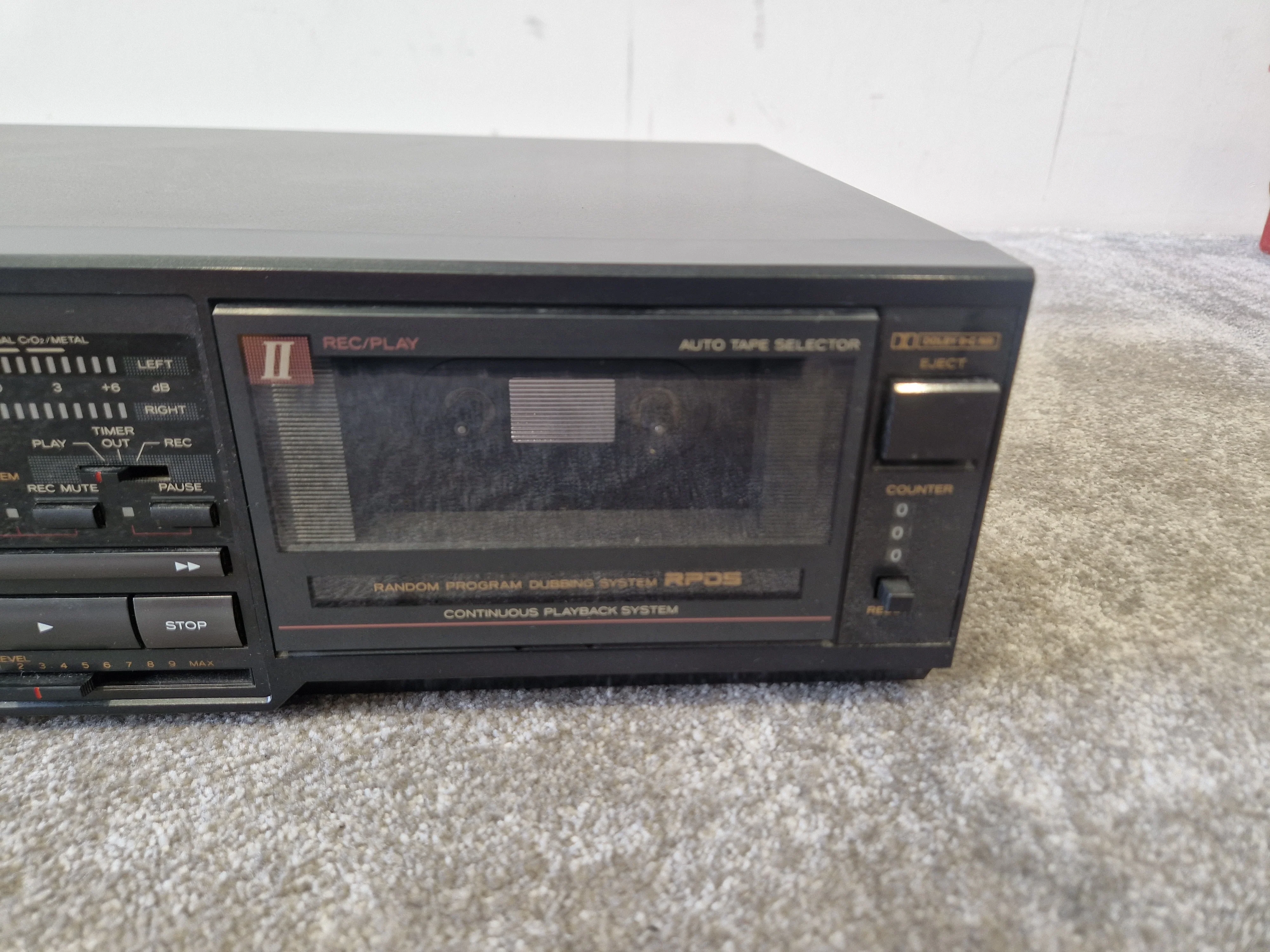 TEAC W-460C Double Cassette Deck – Auto Reverse – Very Good - Image 2