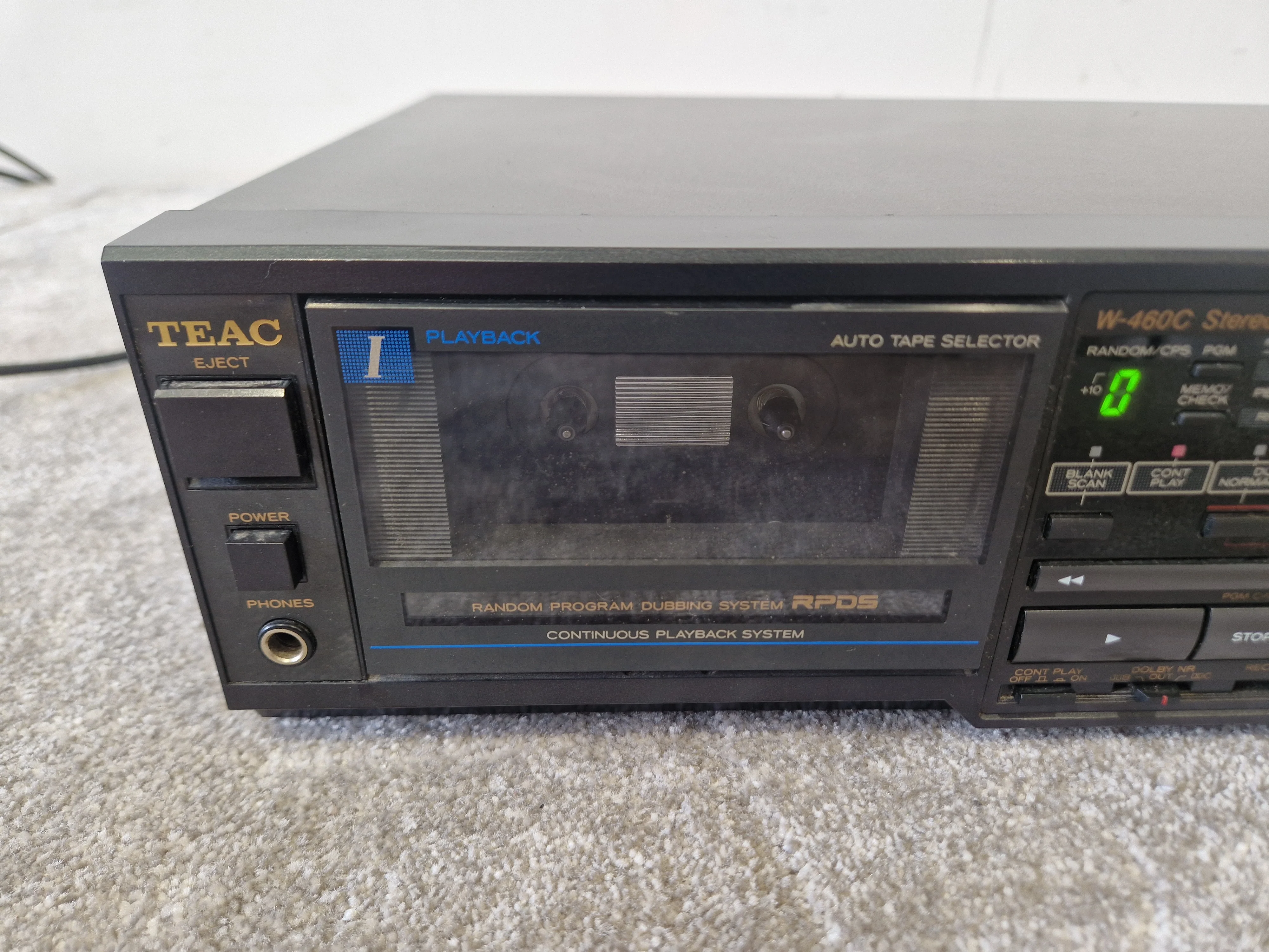 TEAC W-460C Double Cassette Deck – Auto Reverse – Very Good - Image 5
