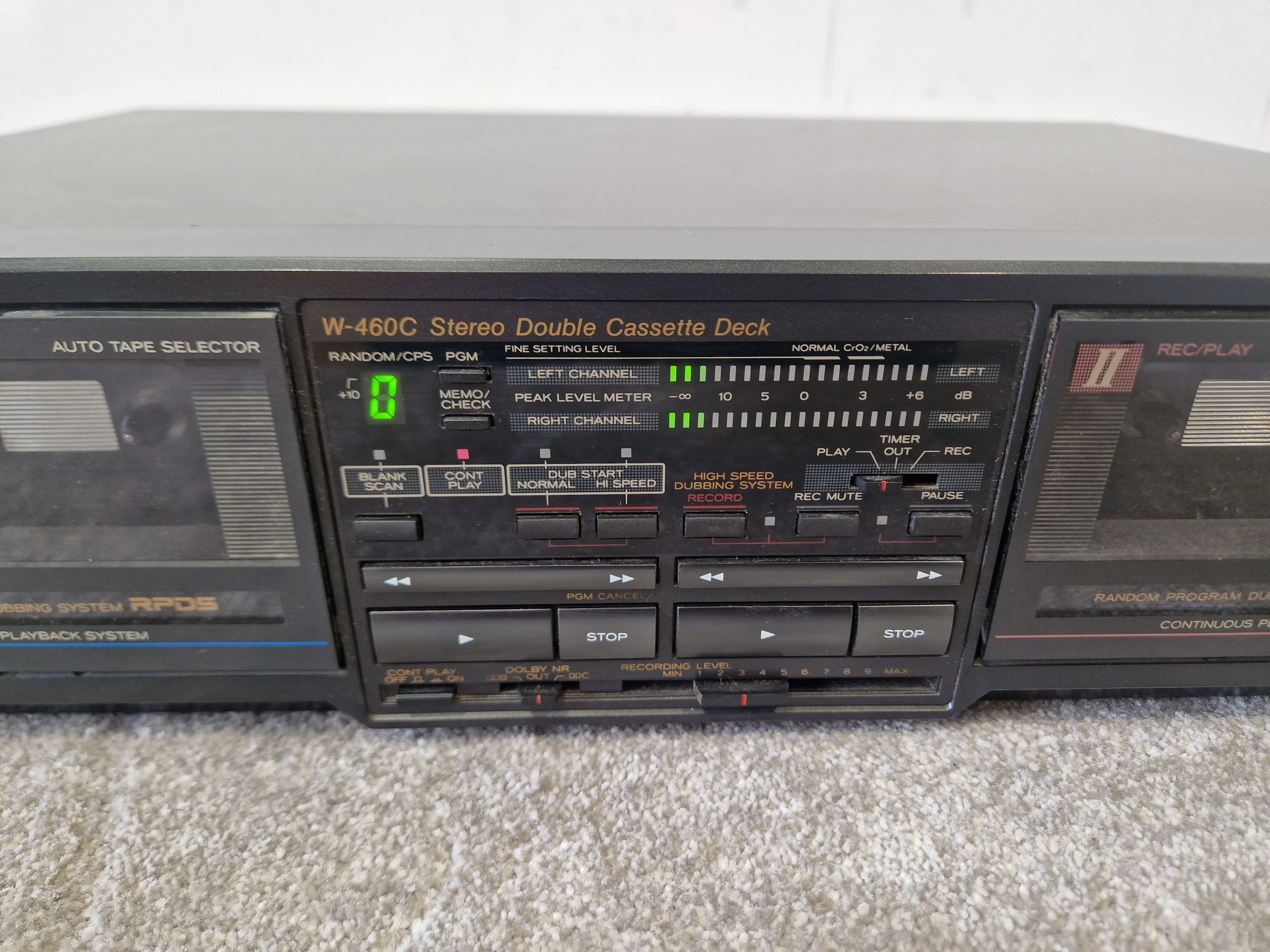 TEAC W-460C Double Cassette Deck – Auto Reverse – Very Good - Image 6