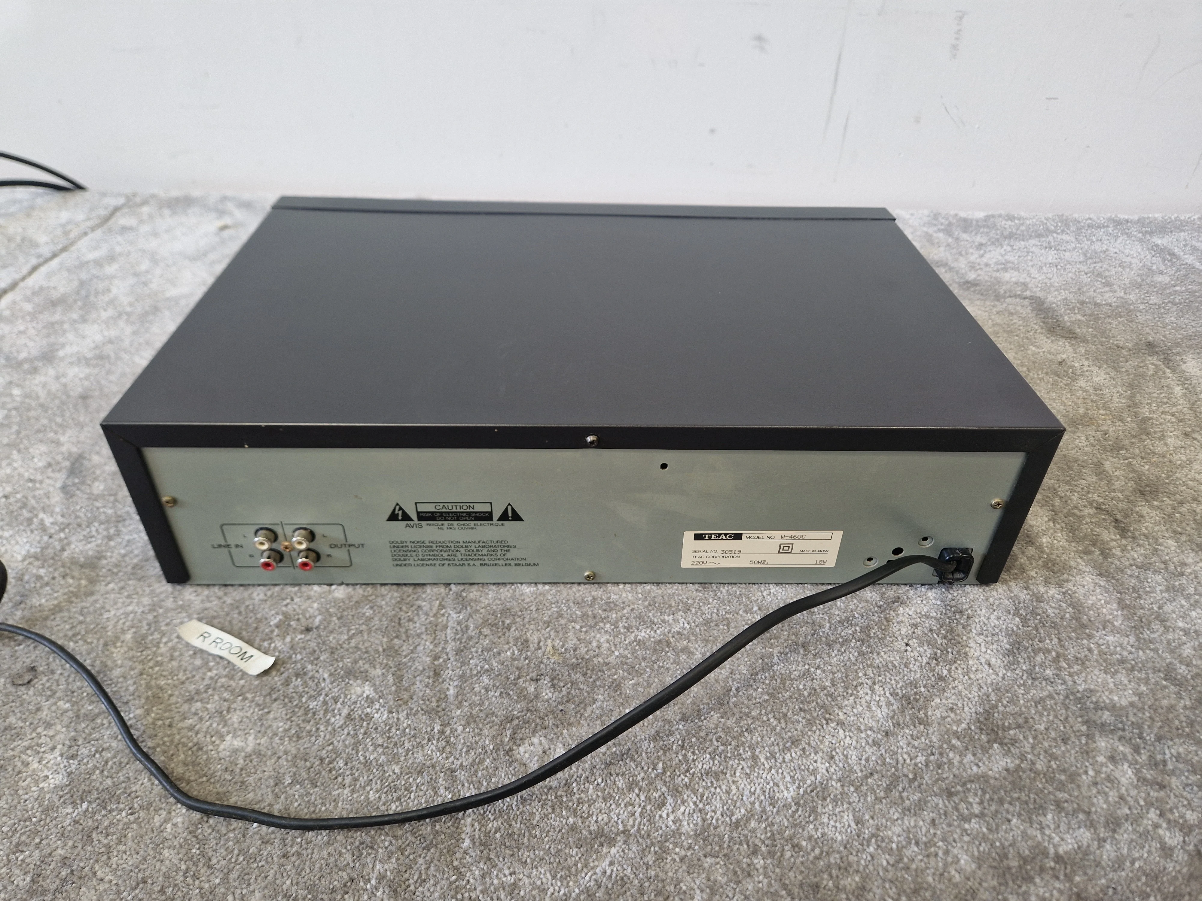 TEAC W-460C Double Cassette Deck – Auto Reverse – Very Good - Image 8
