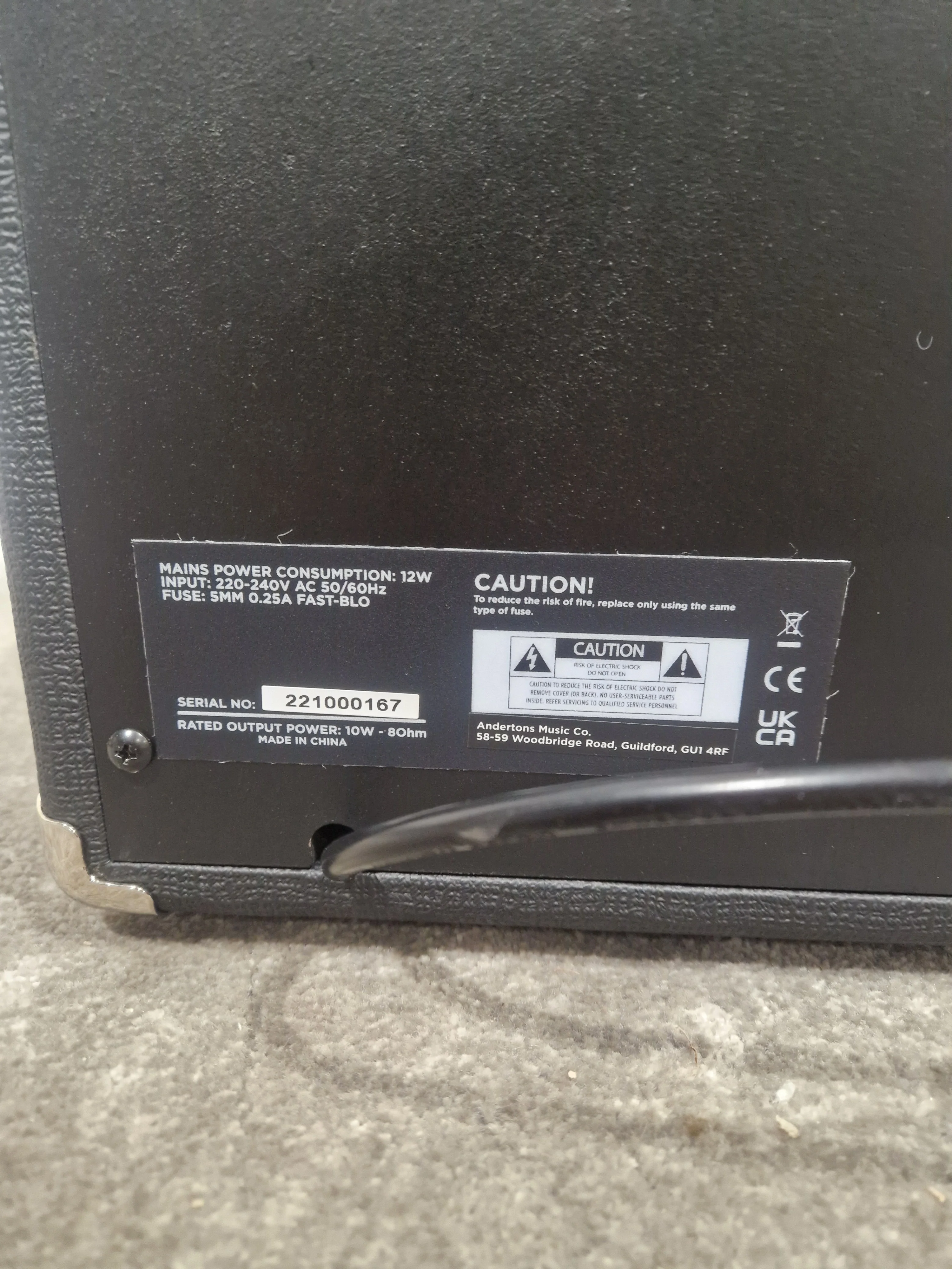 EastCoast G-10 - Guitar Amplifier - 10W - Excellent w/ Cables - Image 9