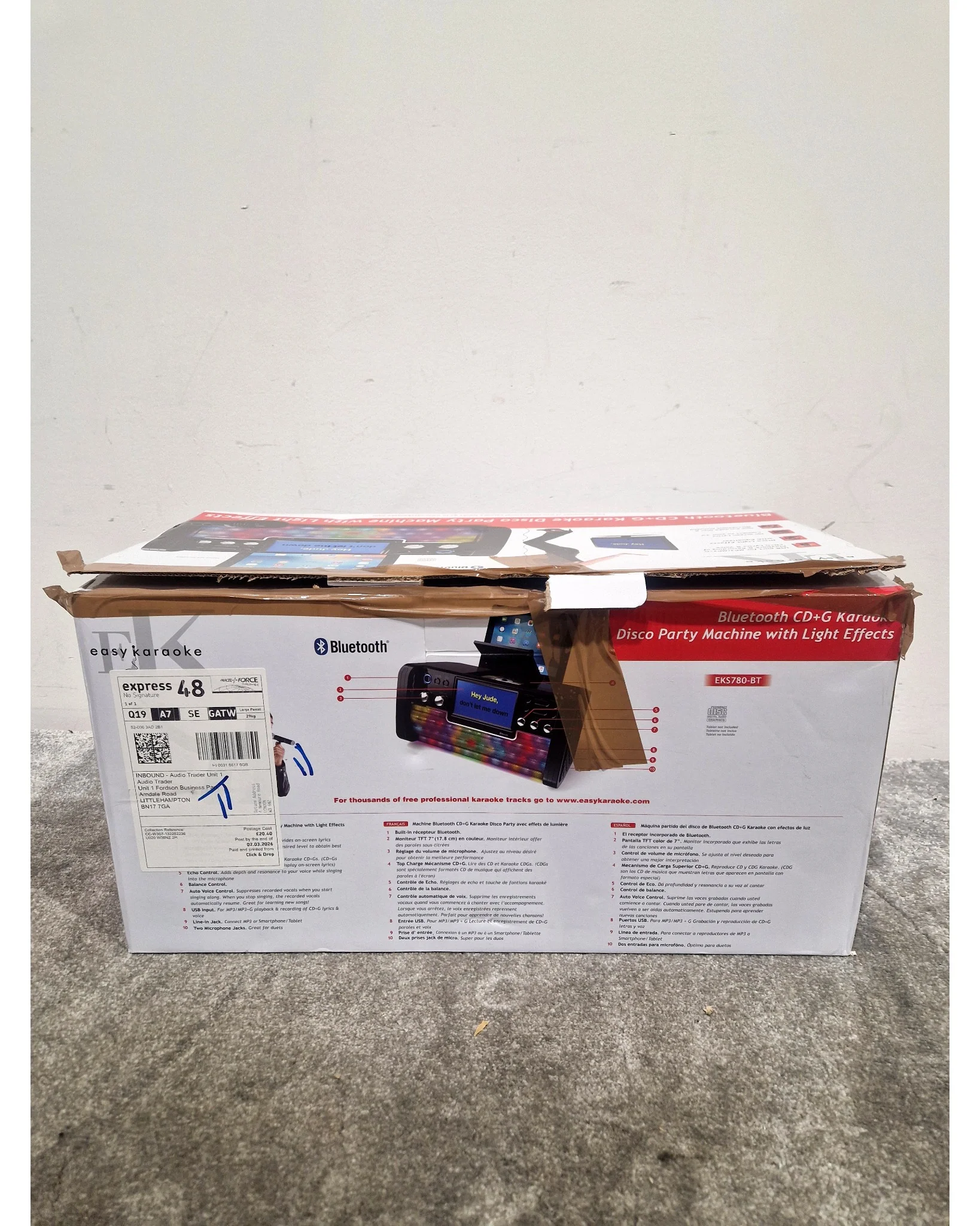 Easy Karaoke EKS780-BT – Karaoke Machine - Excellent w/ Original Box - Image 18