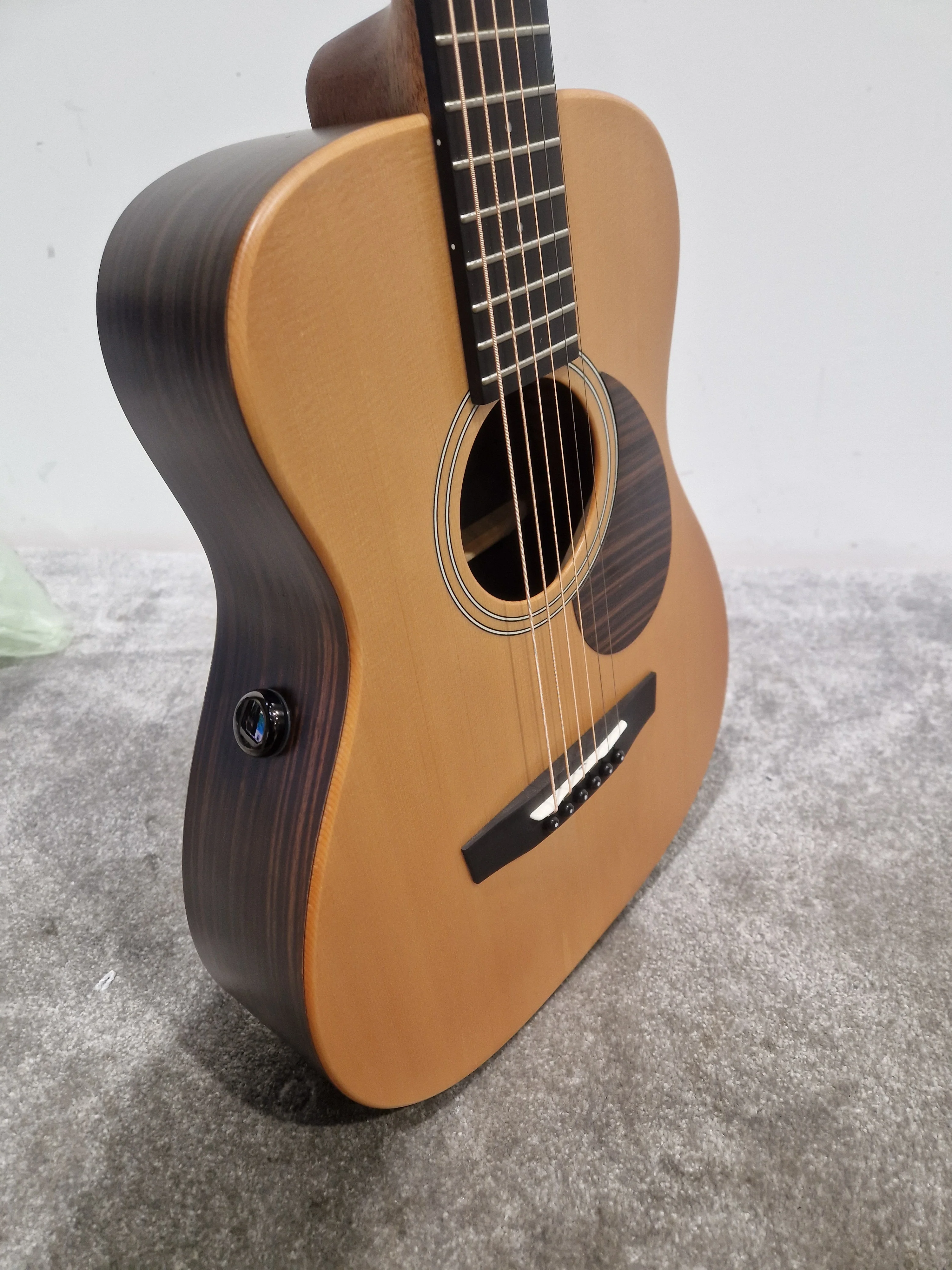 Enya EB-X1 Pro Max 3/4 Electro-Acoustic Guitar - Rich Tonewood - Excellent w/ Soft Case & Guitar Accessories - Image 10