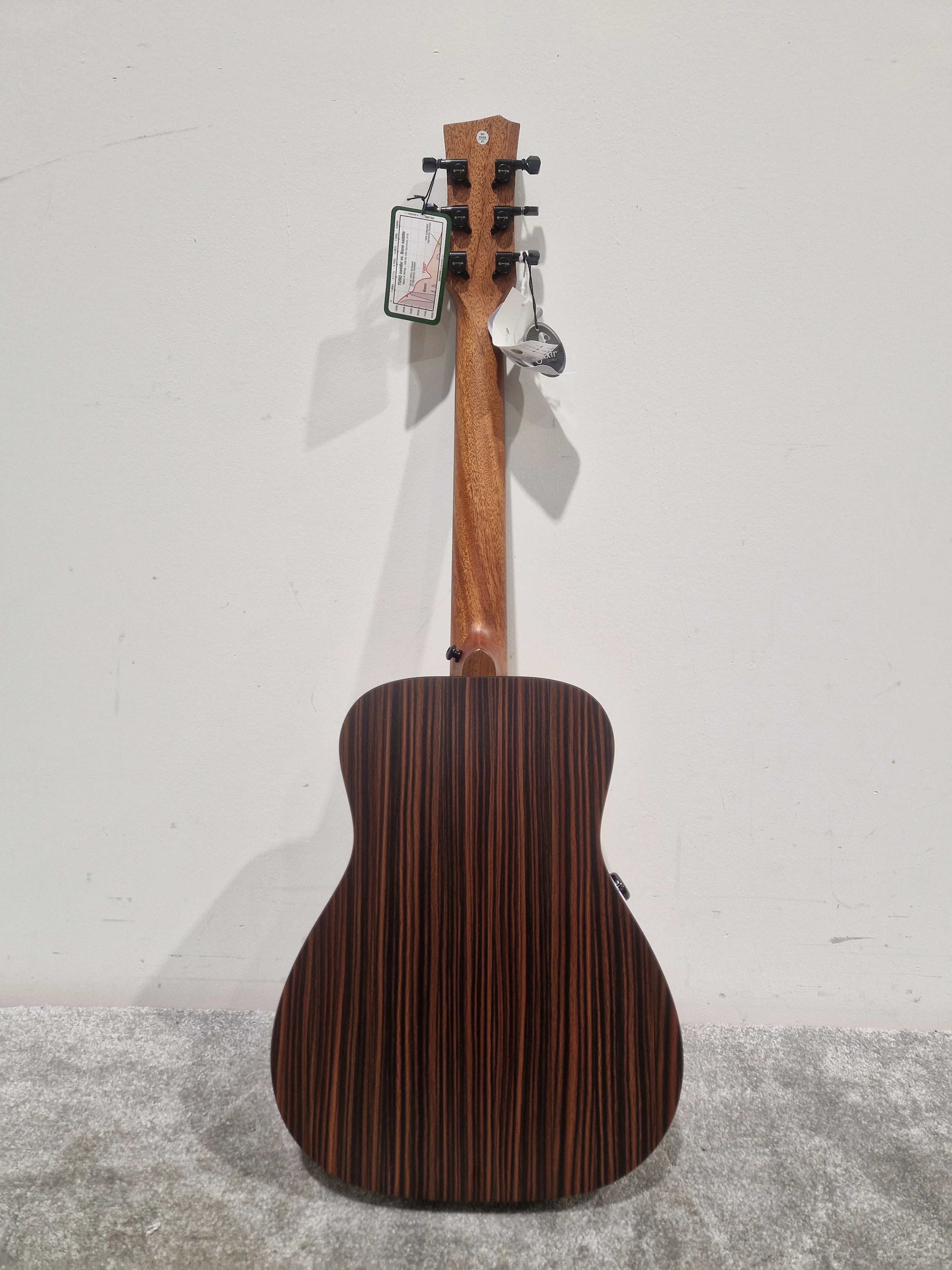 Enya EB-X1 Pro Max 3/4 Electro-Acoustic Guitar - Rich Tonewood - Excellent w/ Soft Case & Guitar Accessories - Image 9