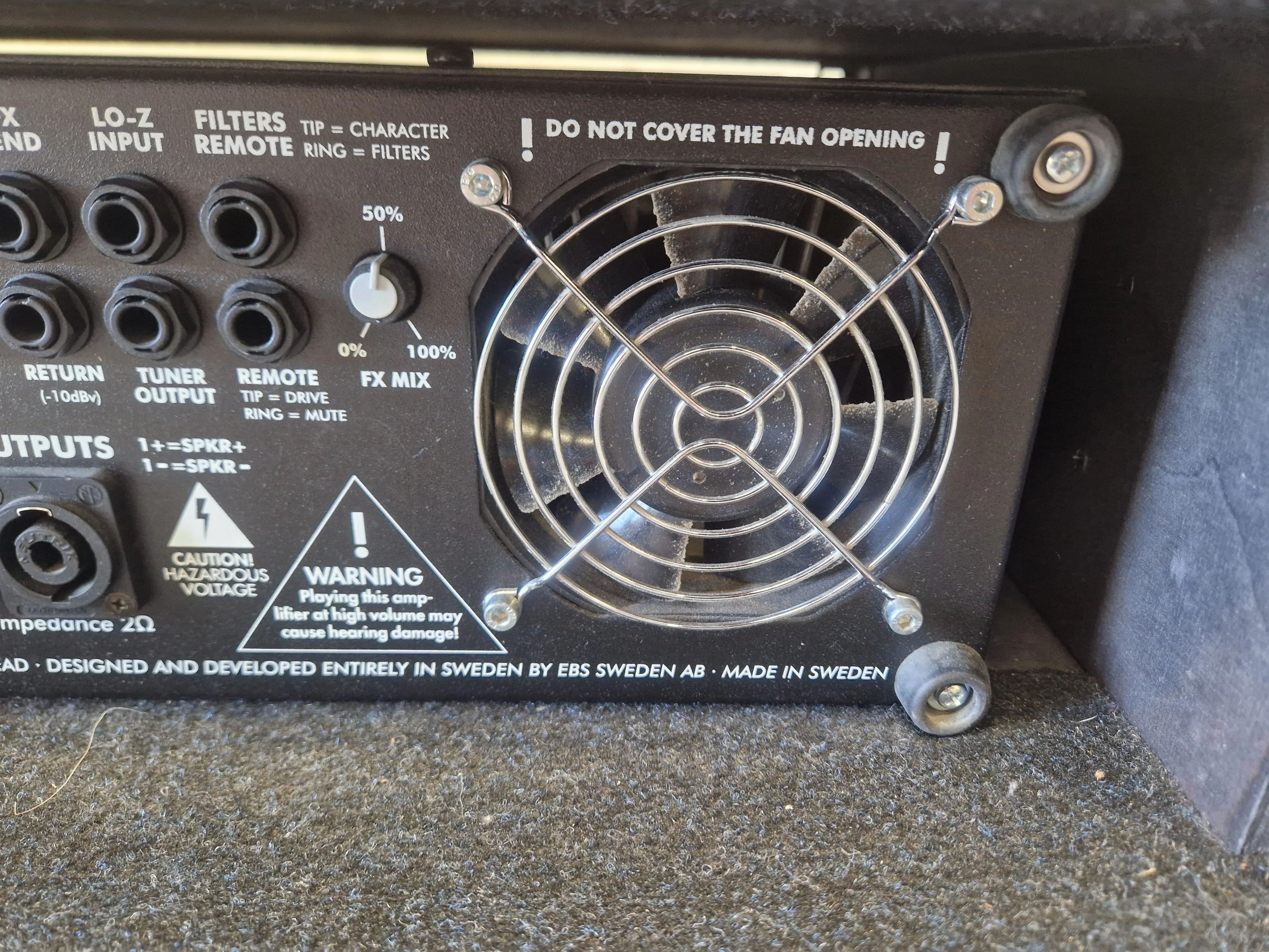 Ebs Fafner II Bass Amp 750w Output - High Power, Lightweight - Excellent w/ Manuals - Image 12