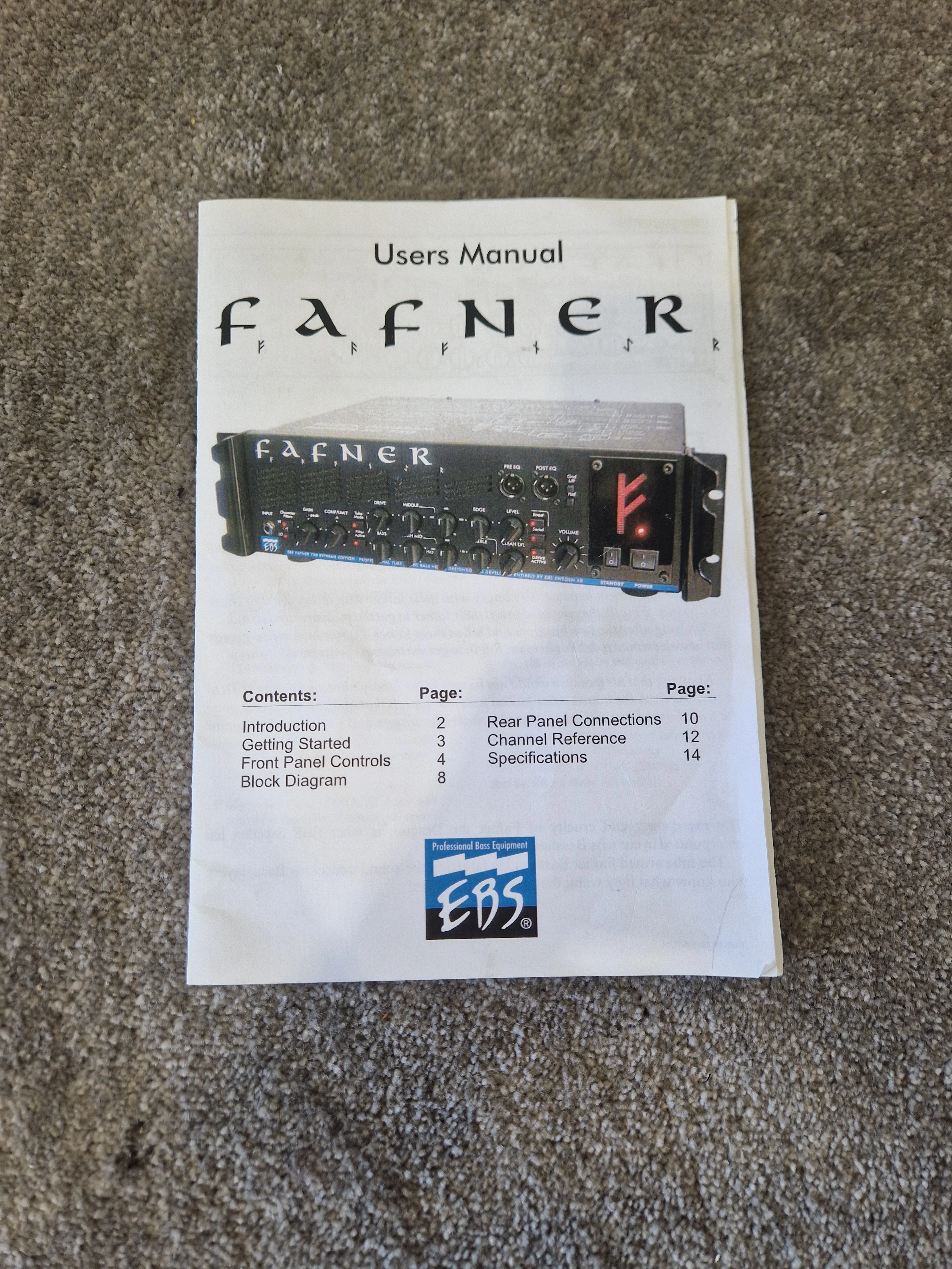 Ebs Fafner II Bass Amp 750w Output - High Power, Lightweight - Excellent w/ Manuals - Image 15