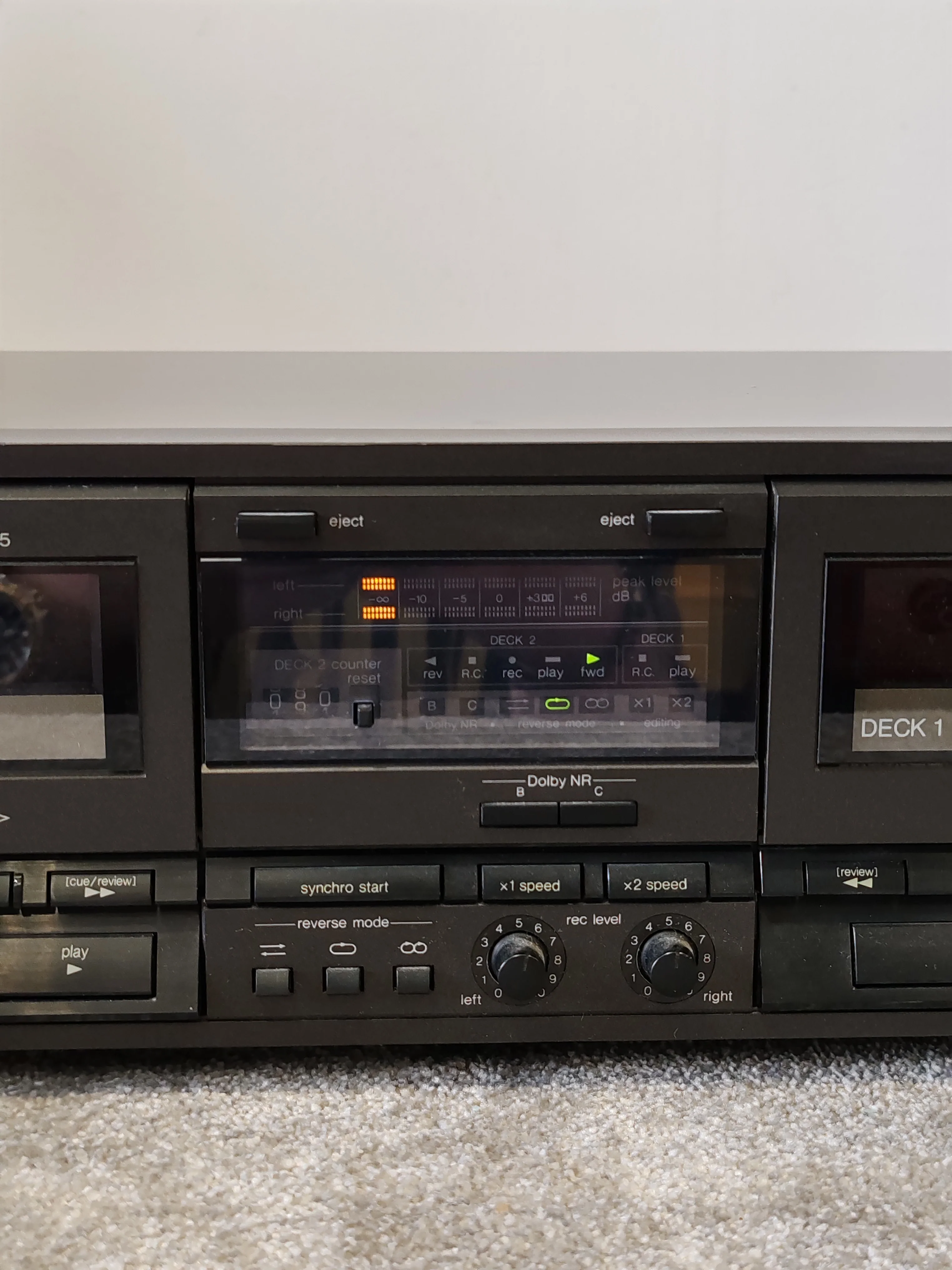 Technics RS-TR165 Stereo Double Cassette Deck – Very Good Condition - Image 3