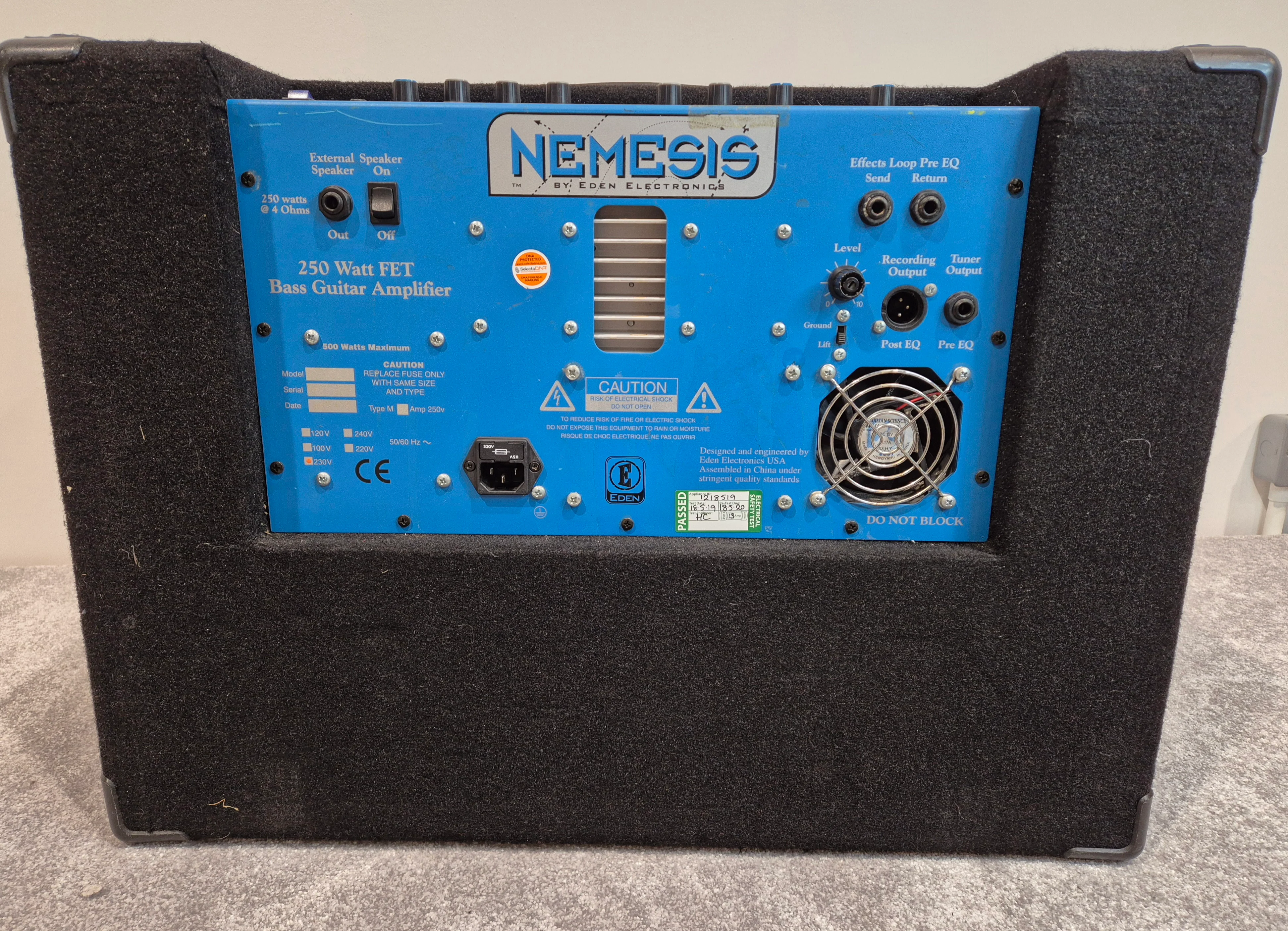 Eden Nemesis NC 250 – 250W Bass Combo Amplifier – Excellent - Image 4