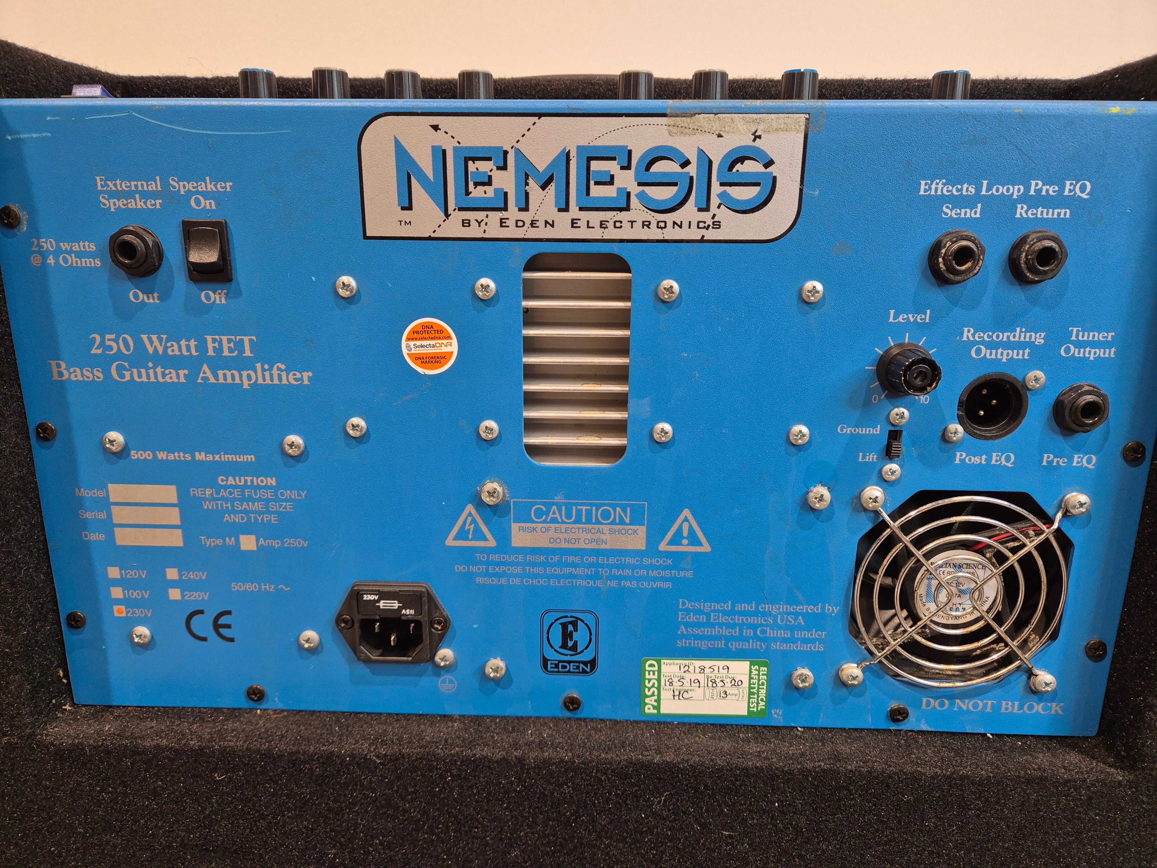 Eden Nemesis NC 250 – 250W Bass Combo Amplifier – Excellent - Image 5