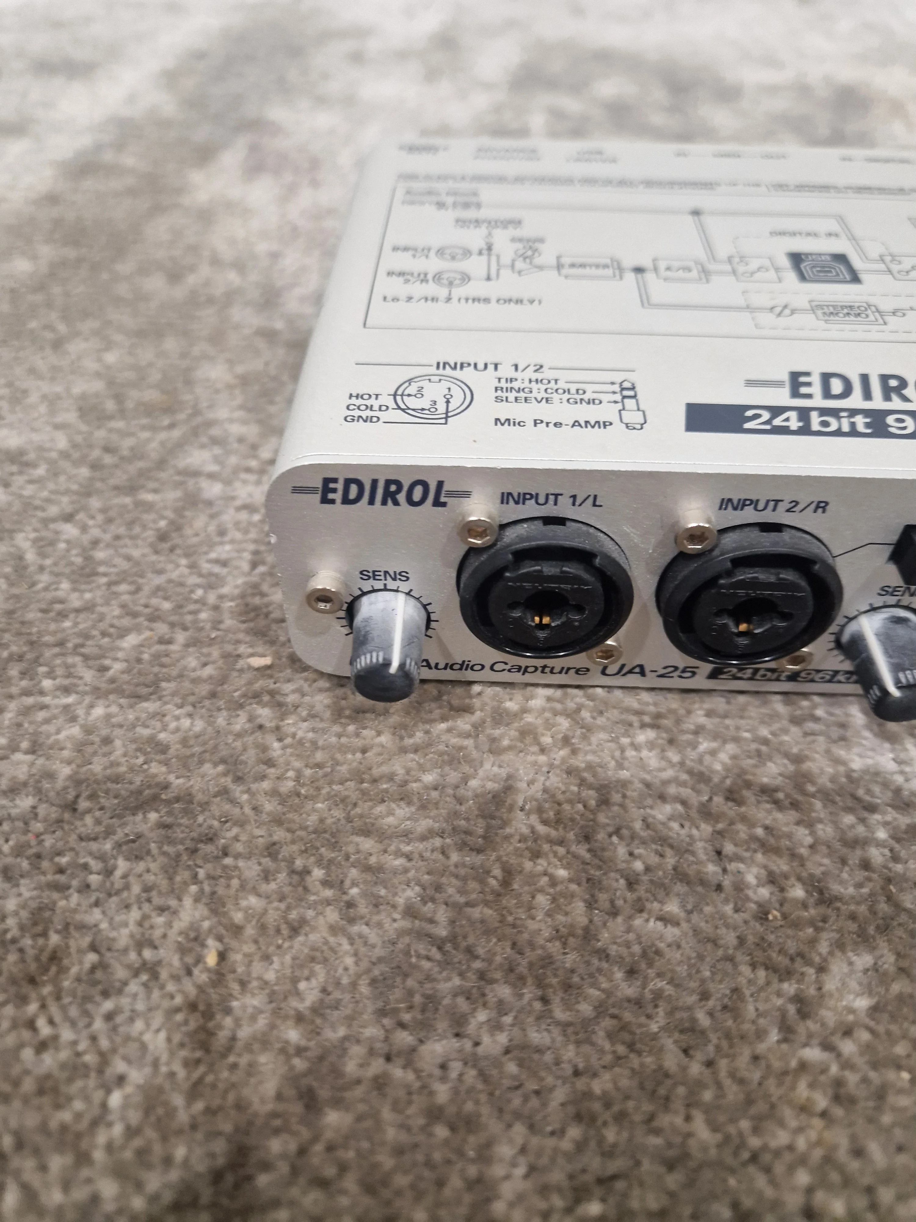 Edirol UA-25 - Audio Interface - SIlver – Audio Interface - Excellent - Image 4