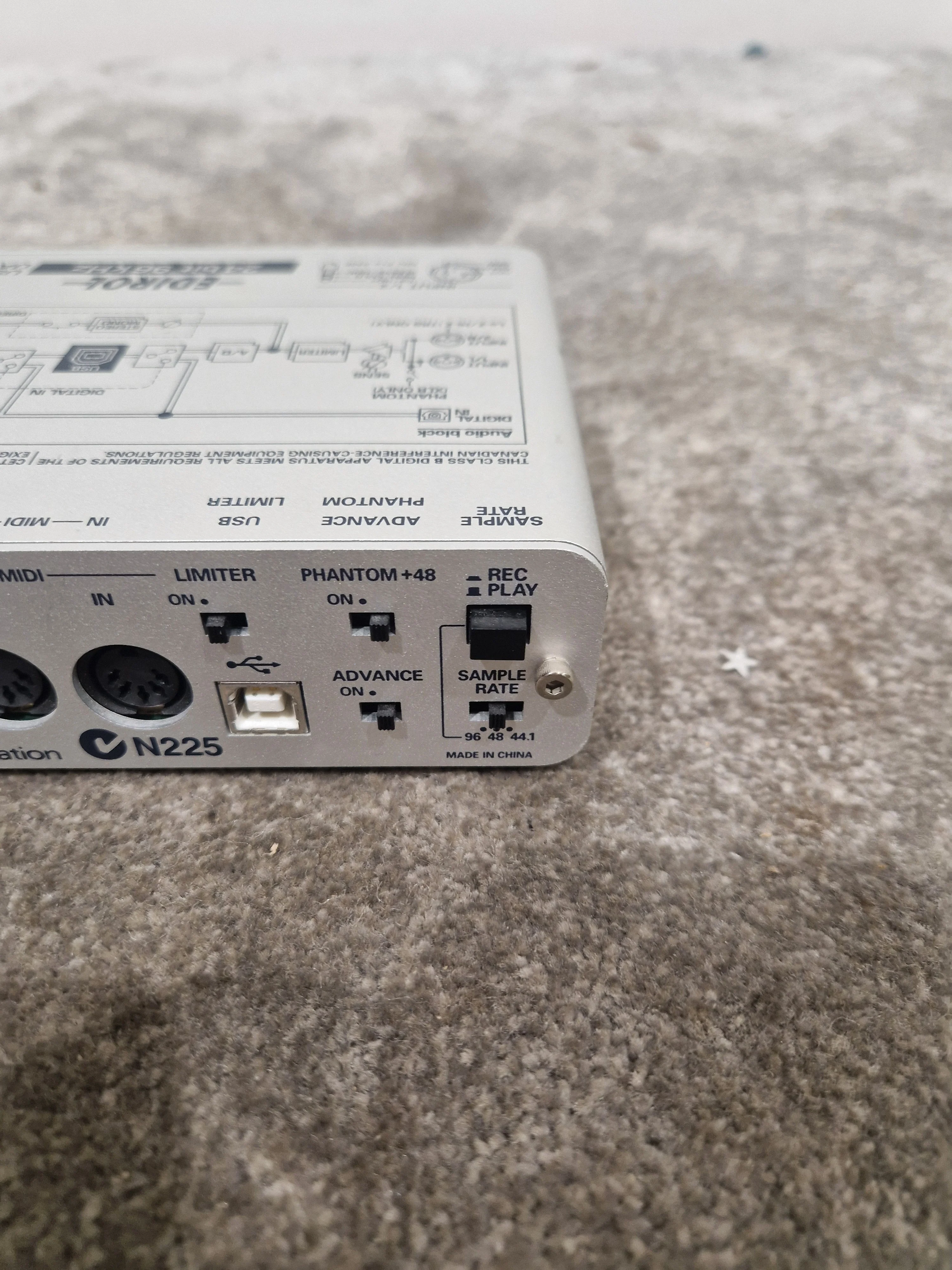 Edirol UA-25 - Audio Interface - SIlver – Audio Interface - Excellent - Image 8