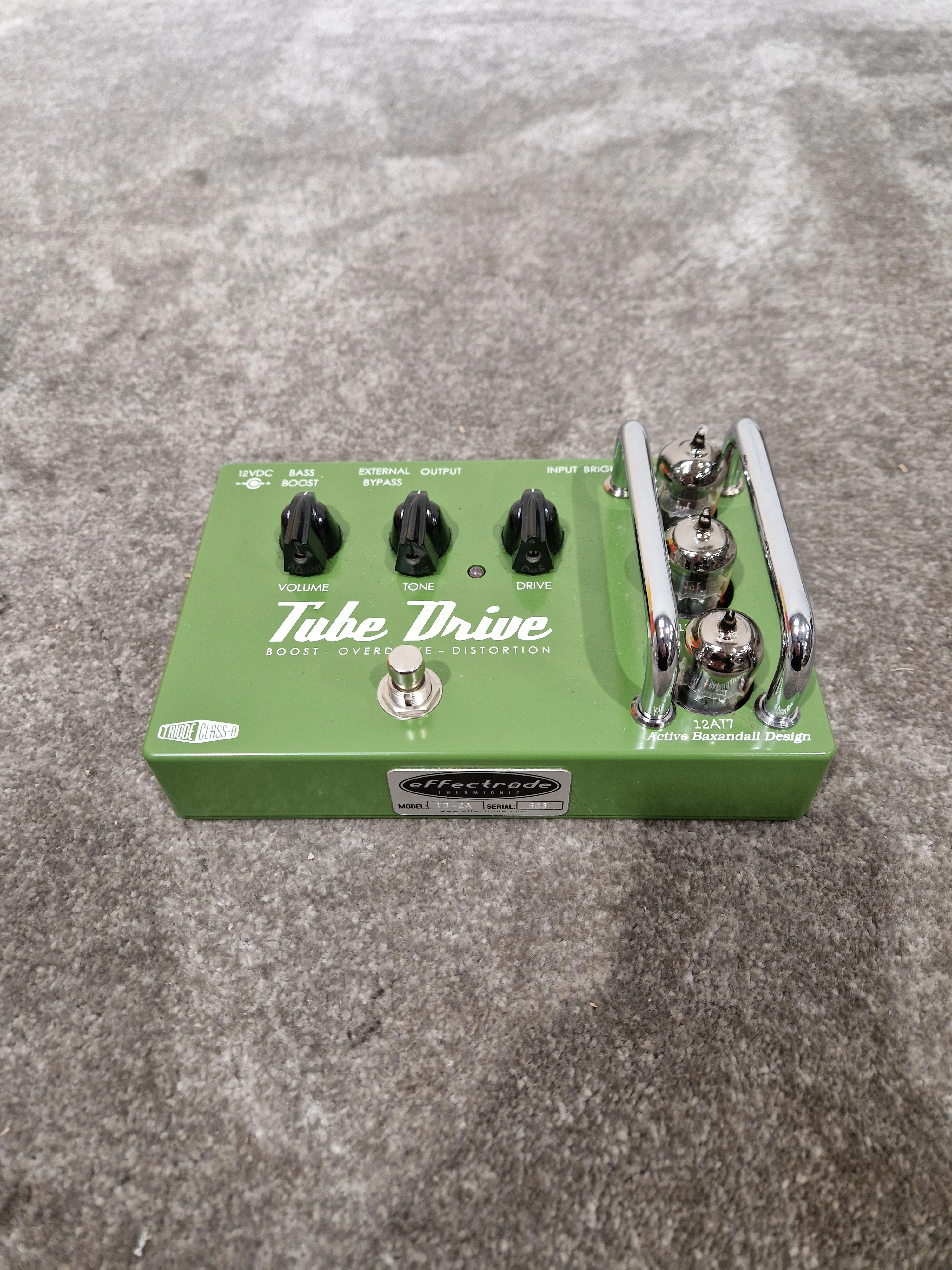 Effectrode Tube Drive Valve Pedal - Boutique Analog Overdrive - Excellent w/ Original Box & Power Supply - Image 5