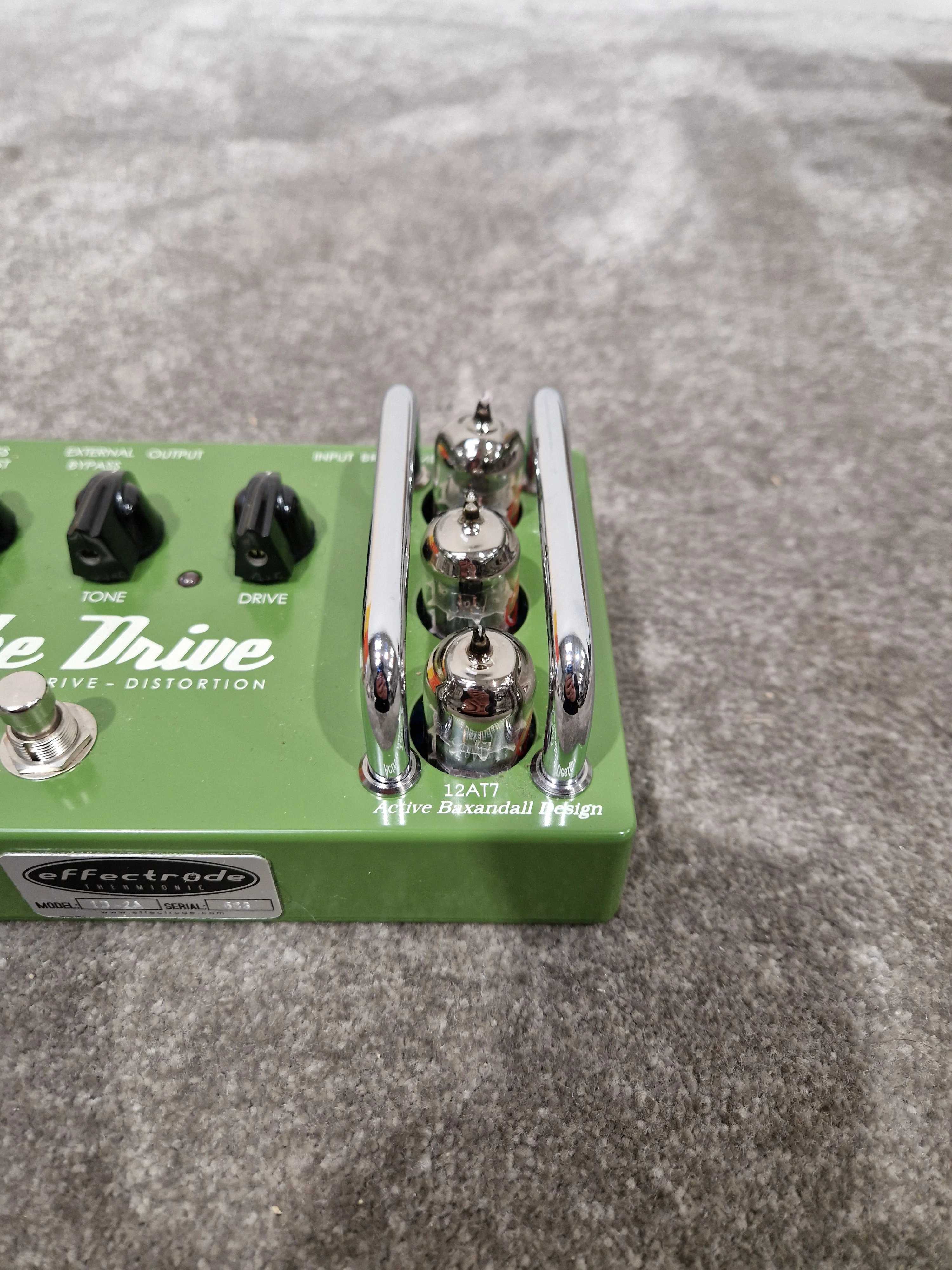 Effectrode Tube Drive Valve Pedal - Boutique Analog Overdrive - Excellent w/ Original Box & Power Supply - Image 6