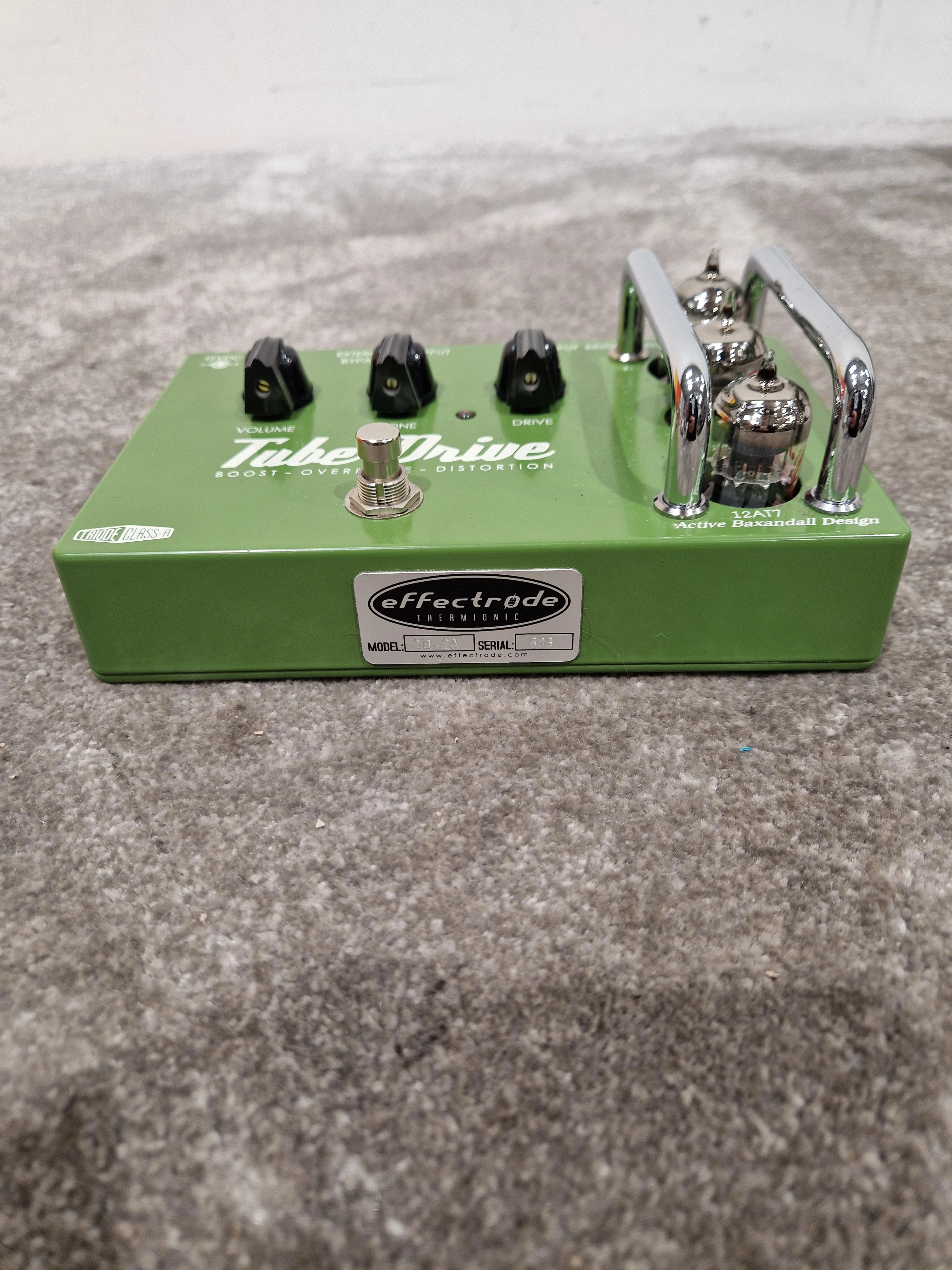 Effectrode Tube Drive Valve Pedal - Boutique Analog Overdrive - Excellent w/ Original Box & Power Supply - Image 8