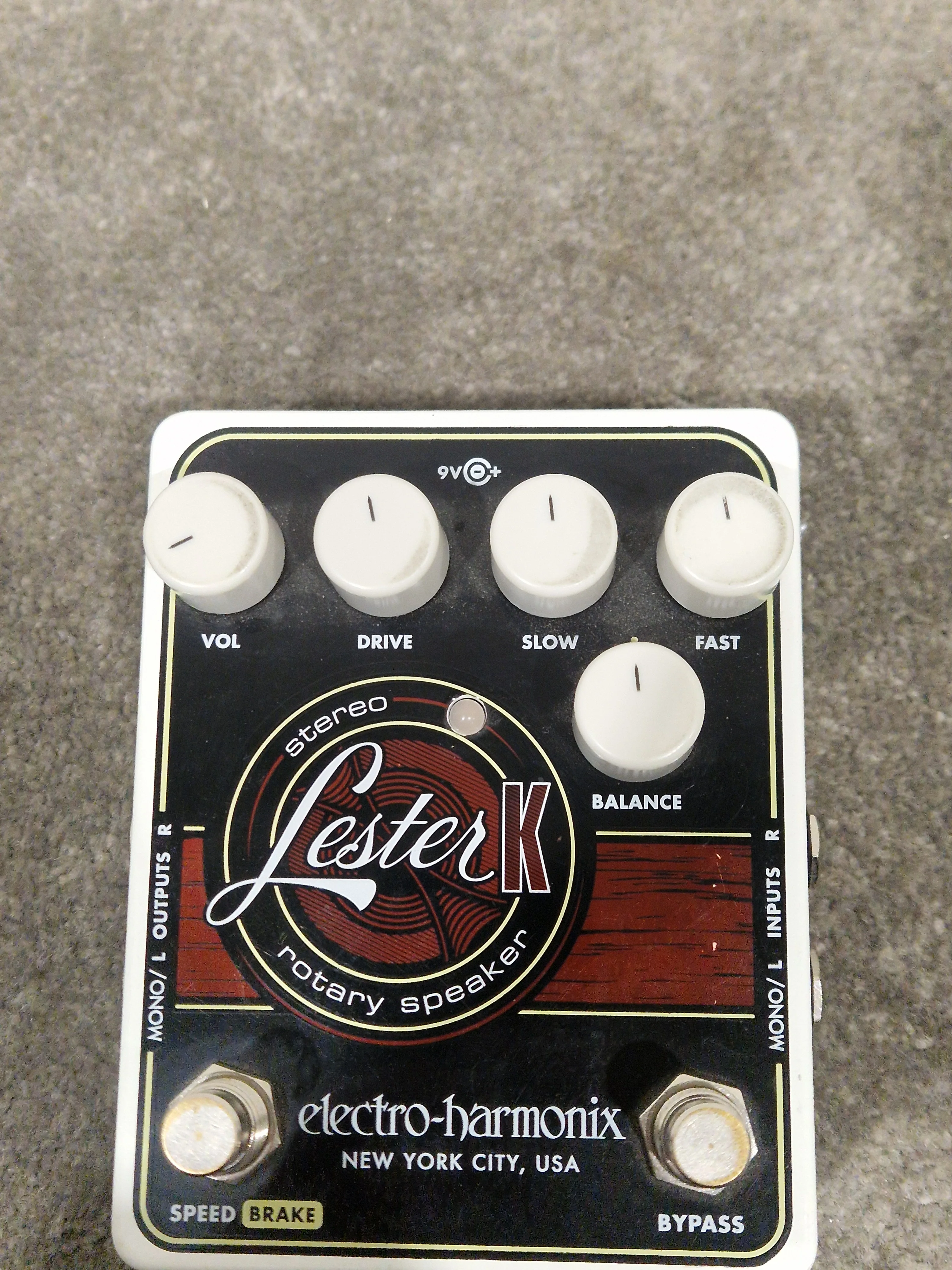 Electro Harmonix Lester K Stereo Rotary Speaker Effects Pedal - Warm Rotary Sound - Excellent w/ Power Supply - Image 3