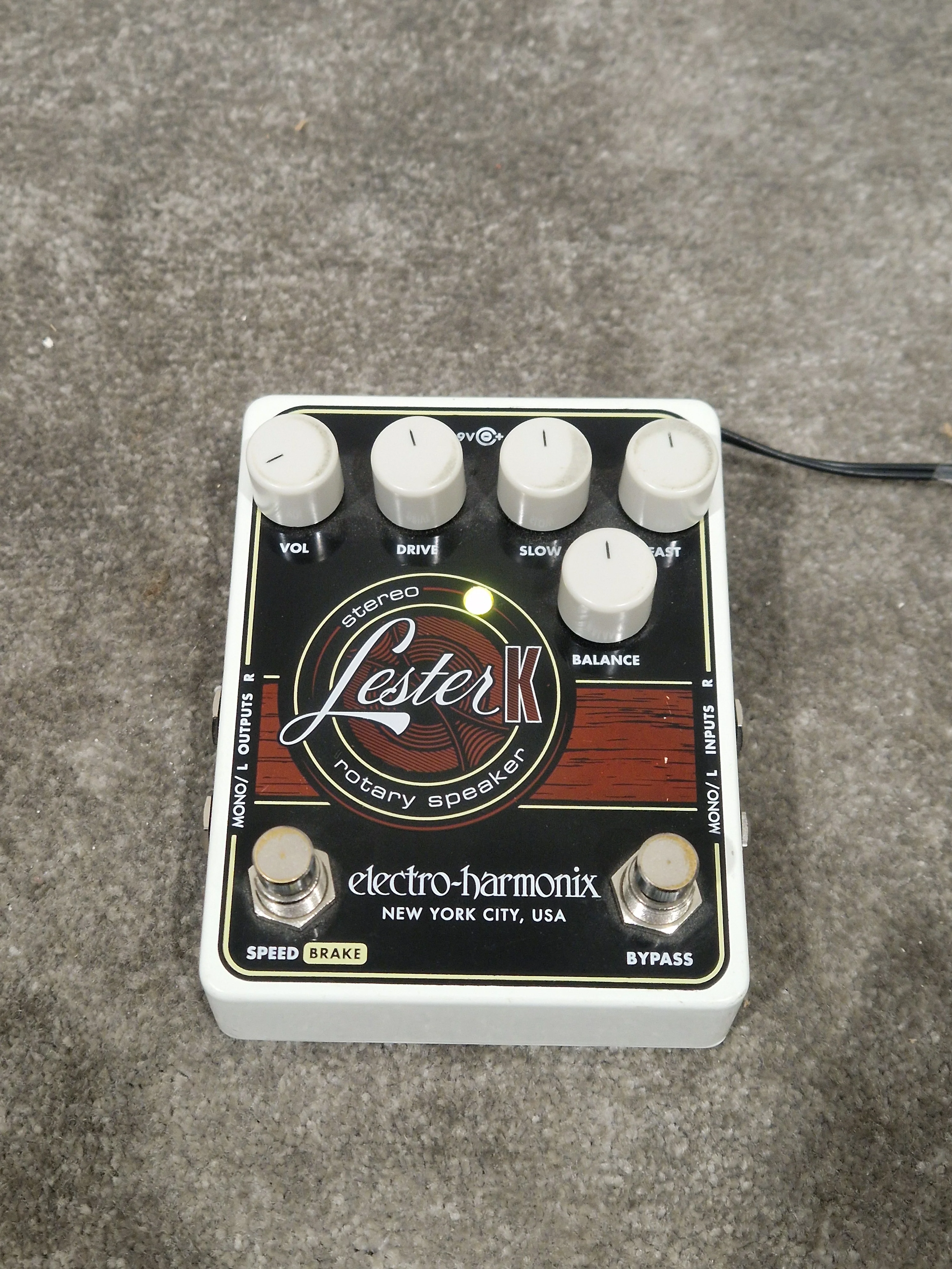 Electro Harmonix Lester K Stereo Rotary Speaker Effects Pedal - Warm Rotary Sound - Excellent w/ Power Supply - Image 5