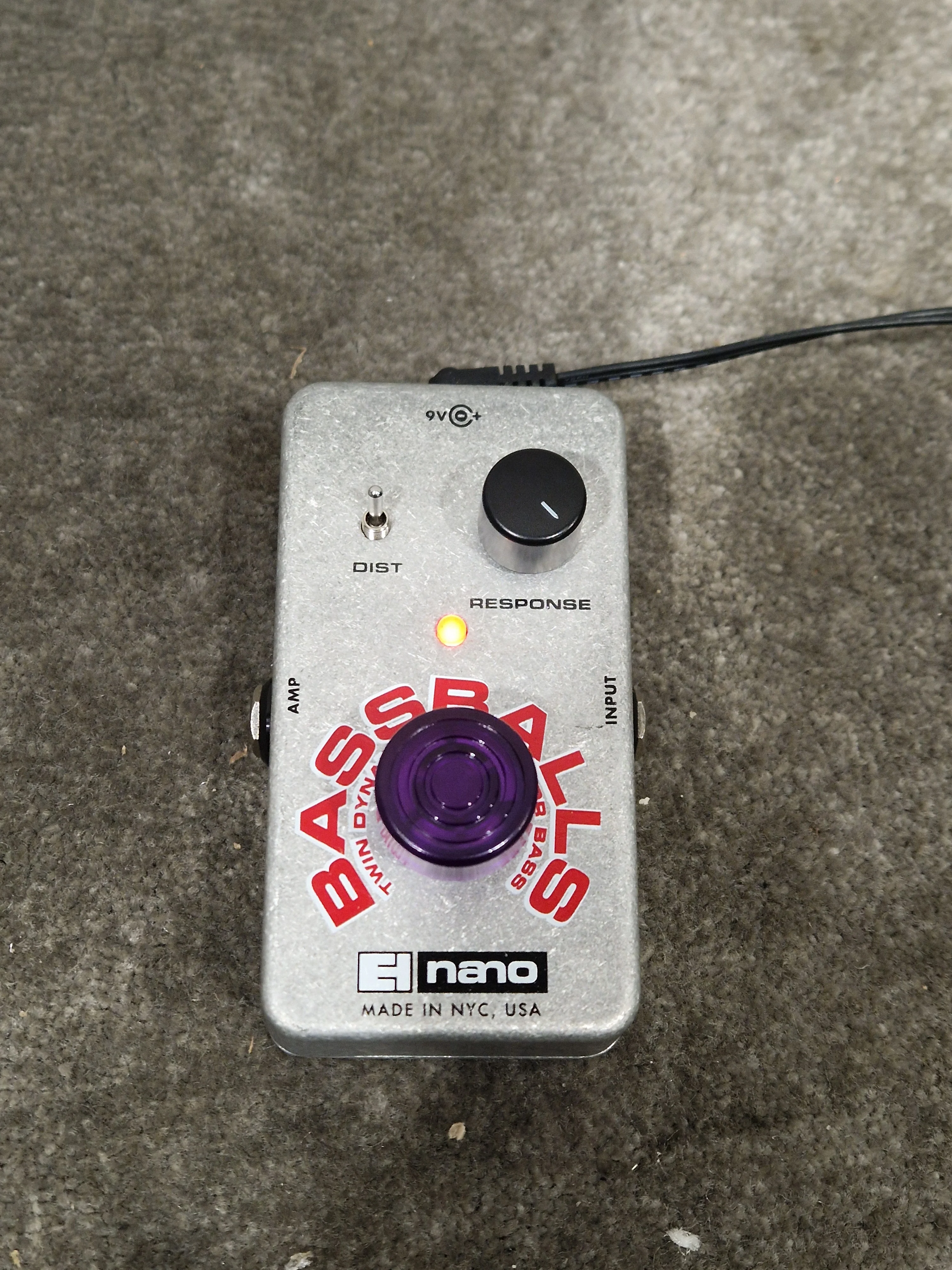 Electro-Harmonix Nano Bass Balls - Envelope Filter Pedal - Gray - Excellent - Image 8