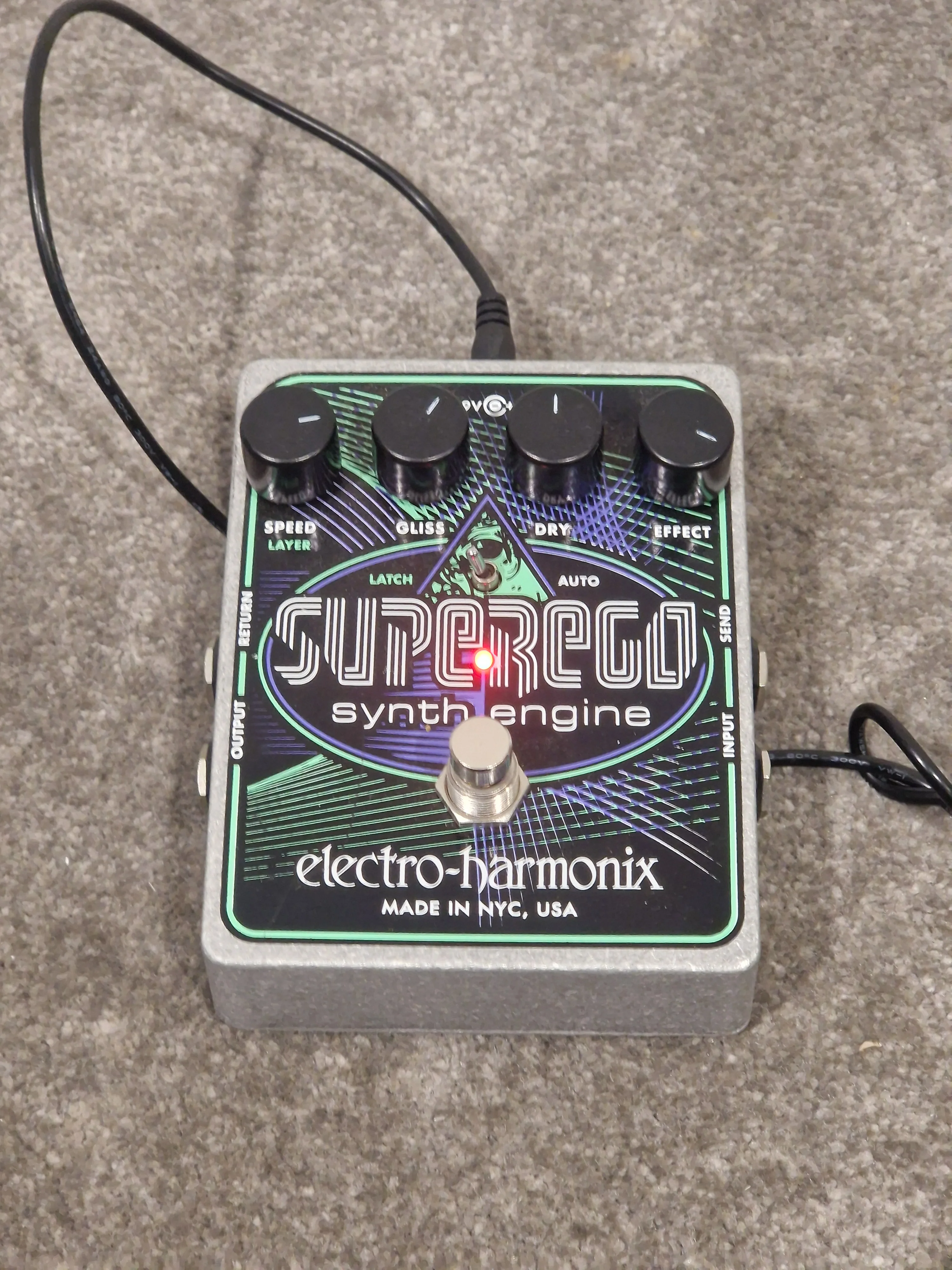 Electro Harmonix Superego - Synth Engine Effects Pedal - Excellent w/ Original Box & Power Supply - Image 10