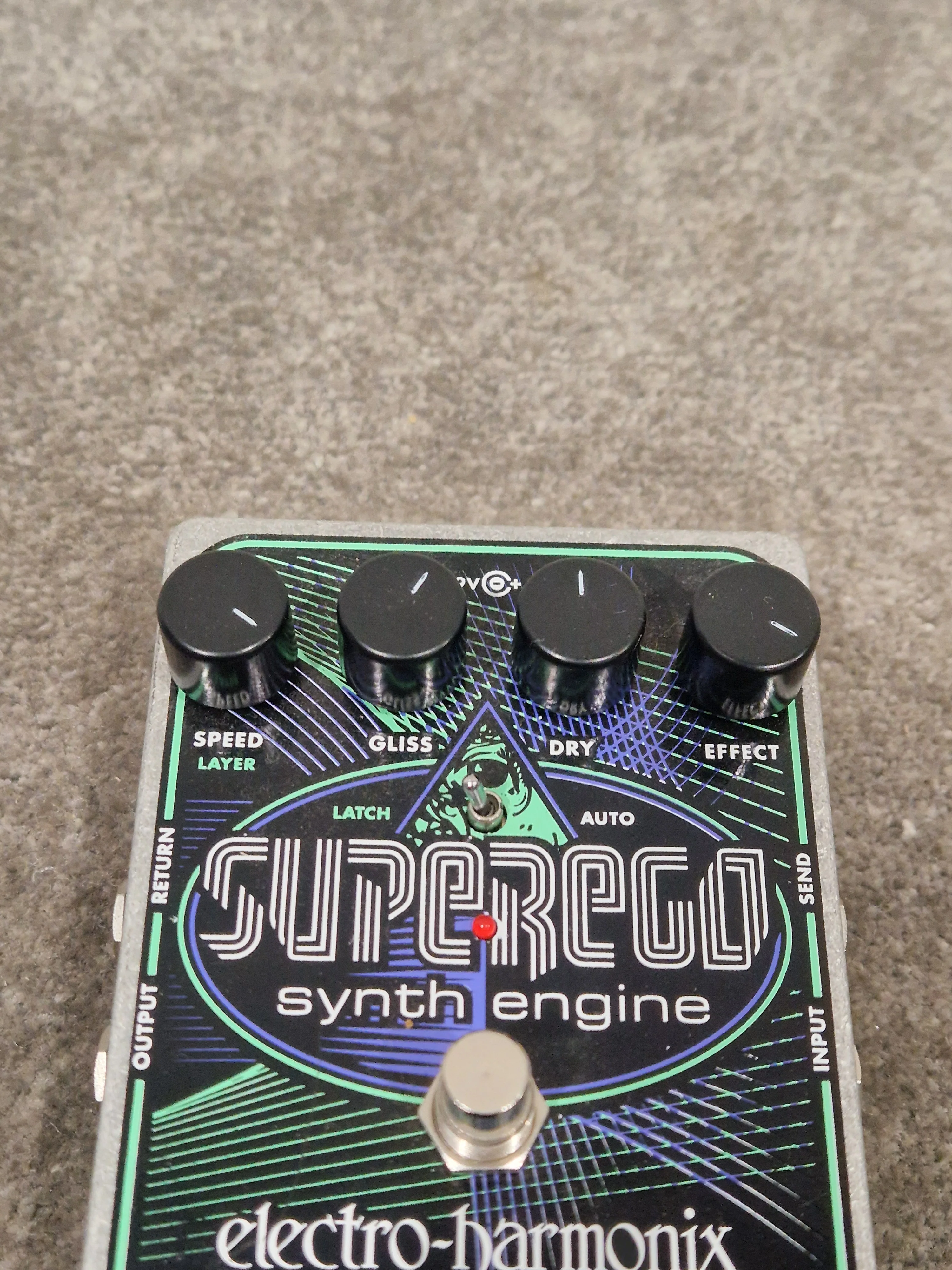 Electro Harmonix Superego - Synth Engine Effects Pedal - Excellent w/ Original Box & Power Supply - Image 3