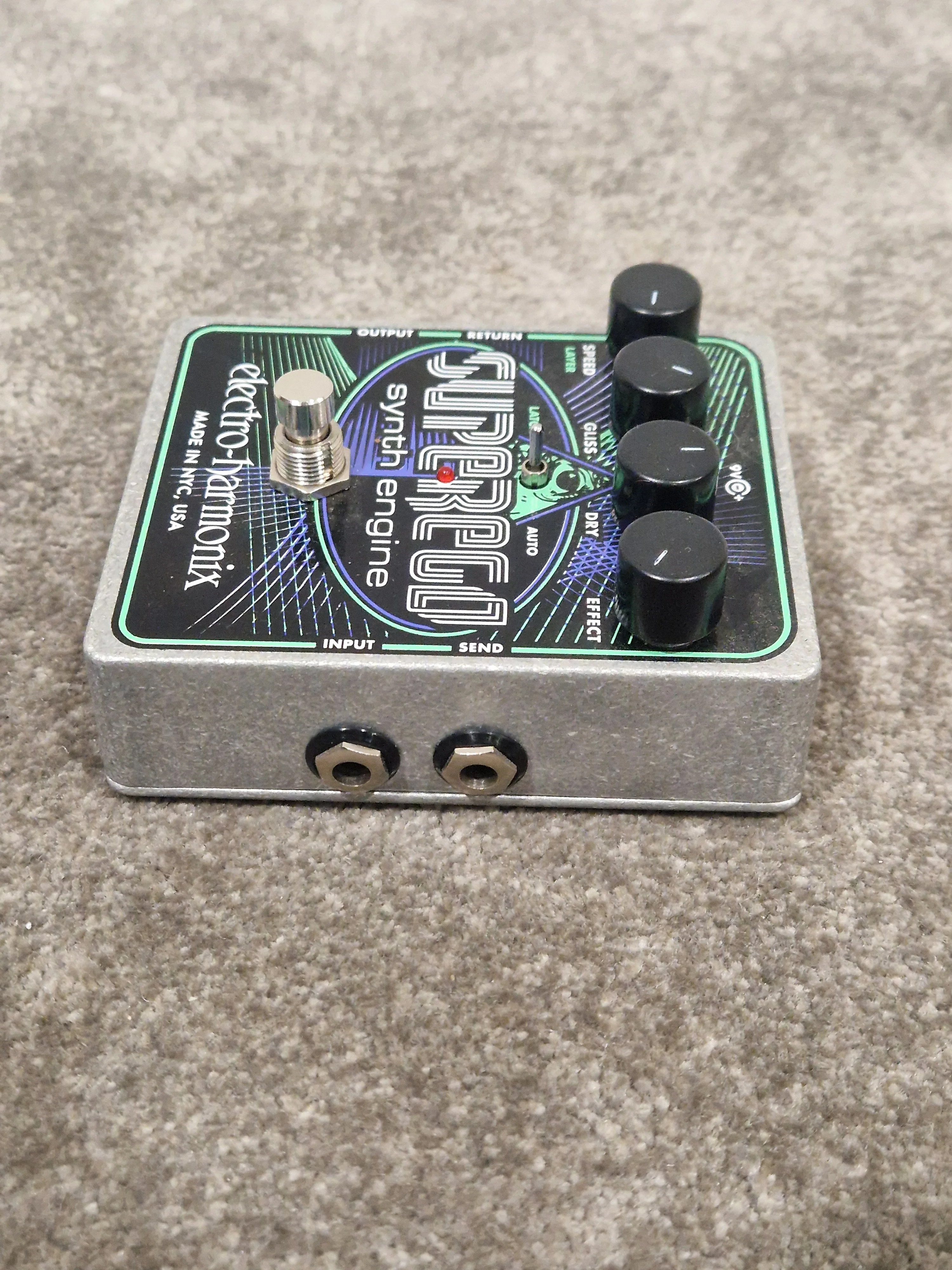 Electro Harmonix Superego - Synth Engine Effects Pedal - Excellent w/ Original Box & Power Supply - Image 4