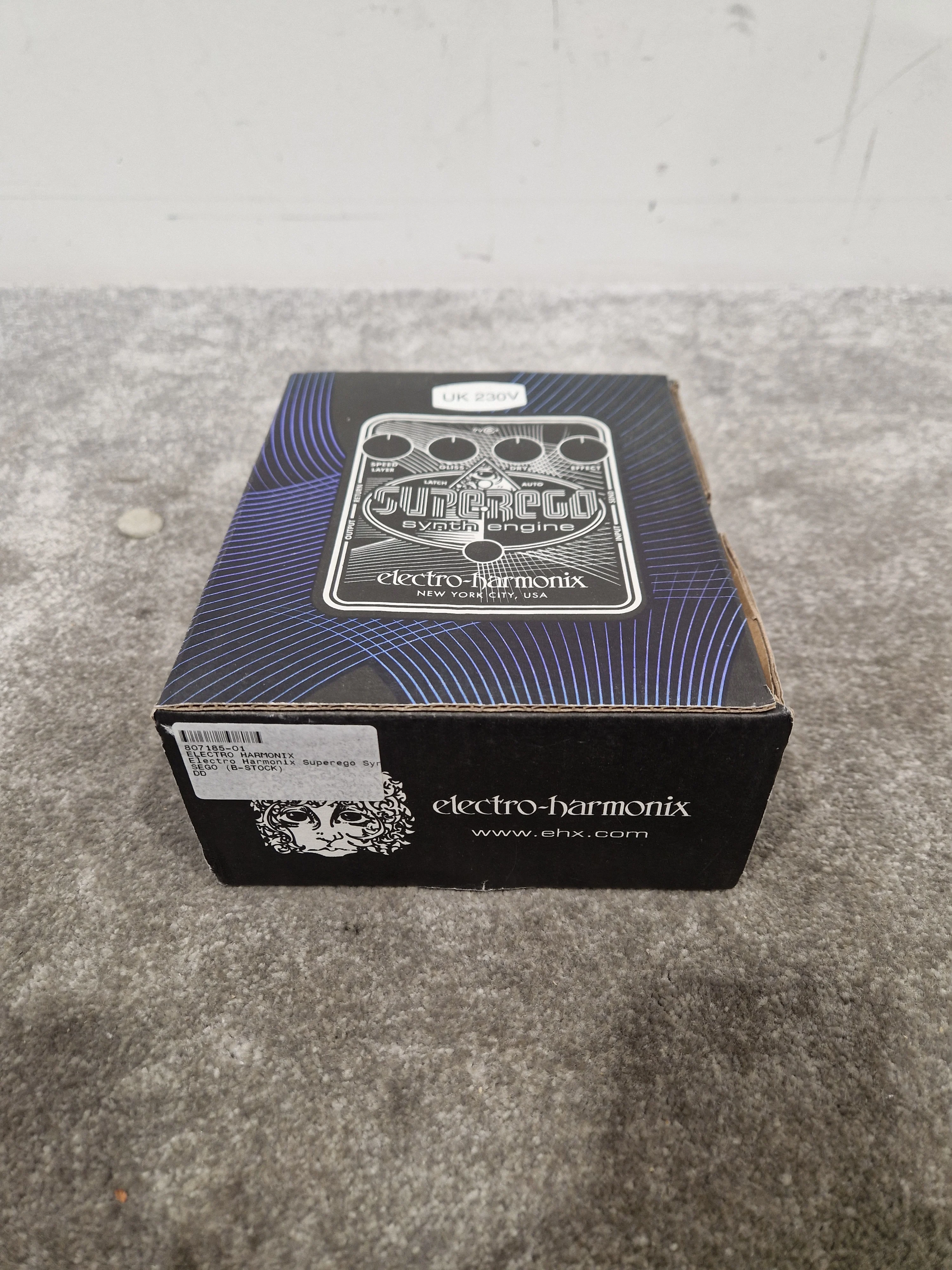 Electro Harmonix Superego - Synth Engine Effects Pedal - Excellent w/ Original Box & Power Supply - Image 7