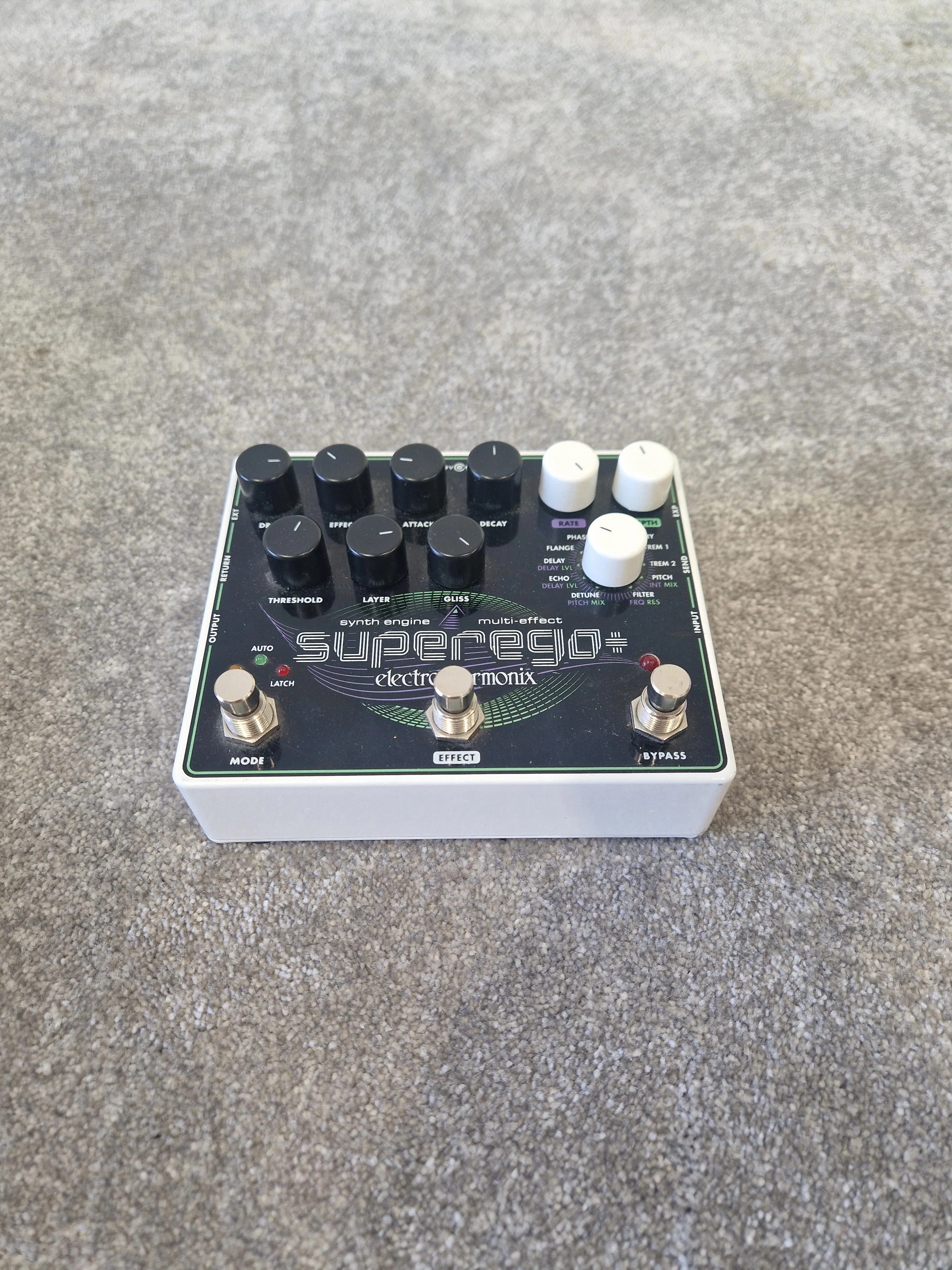 Electro-Harmonix Superego+ Synth Engine Pedal –  Excellent w/ Original Box - Image 6