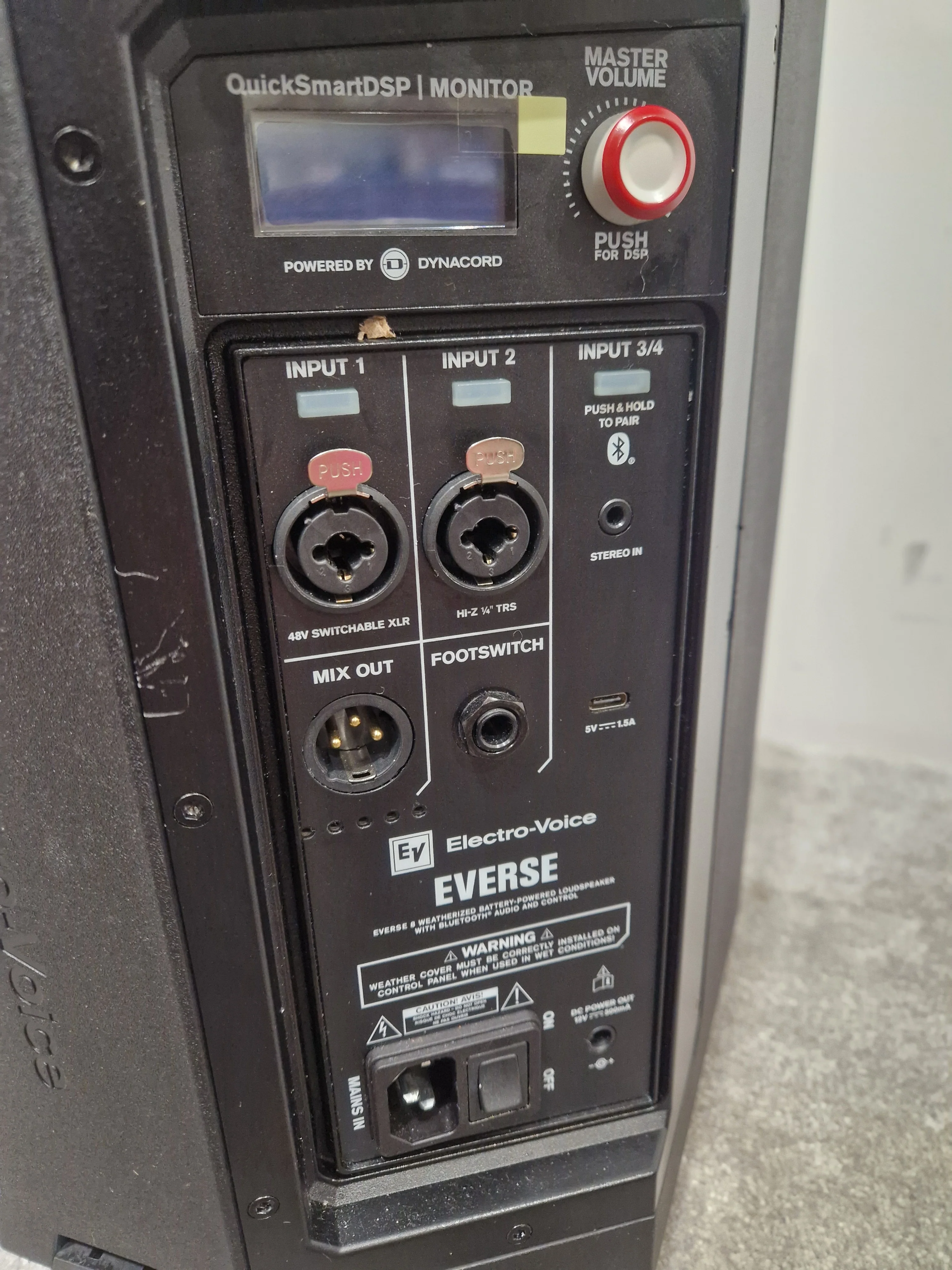 Electro-voice Everse 8 - PA Speaker - Black – PA Speaker - Excellent w/ Soft Case - Image 10