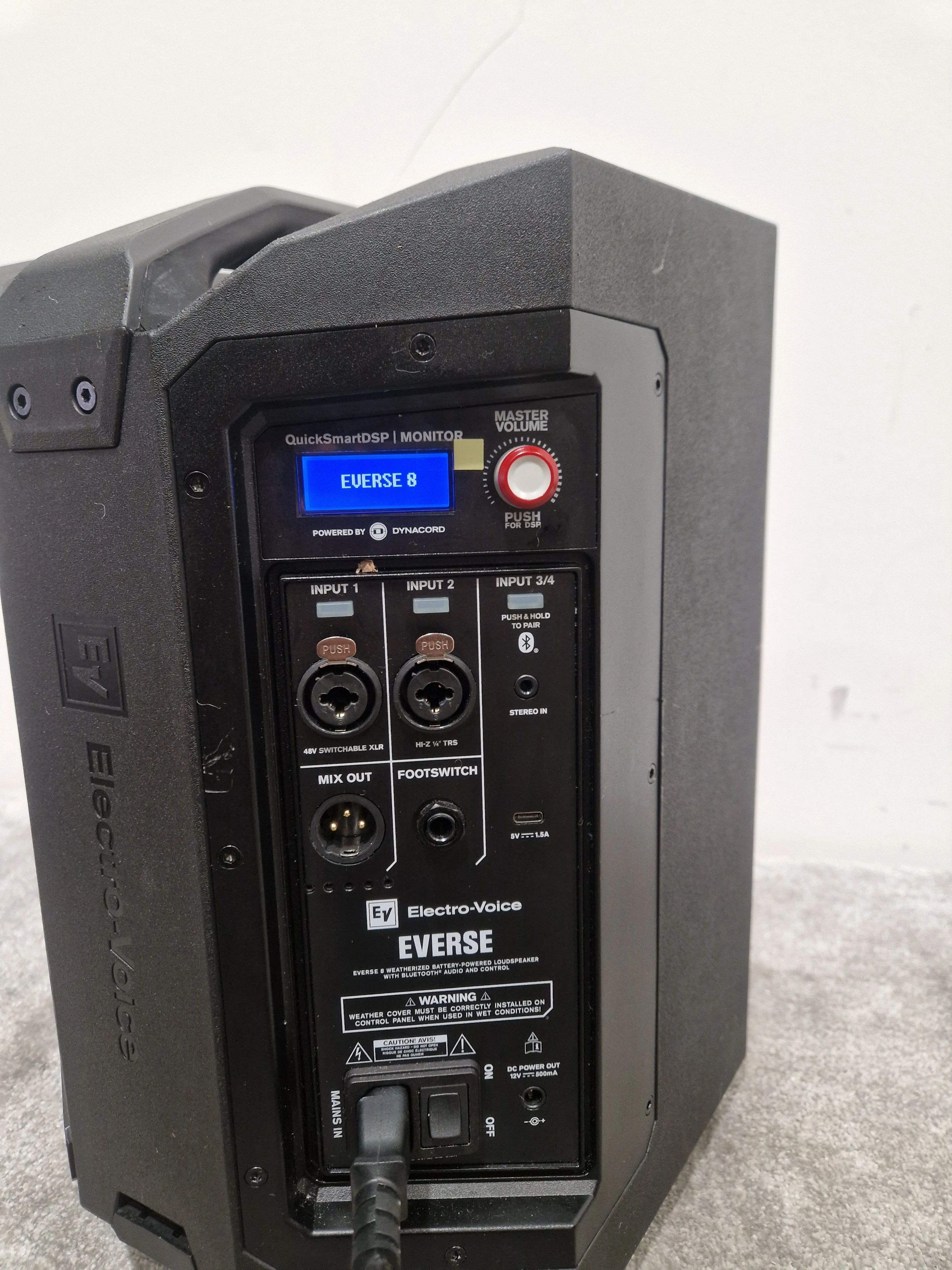 Electro-voice Everse 8 - PA Speaker - Black – PA Speaker - Excellent w/ Soft Case - Image 11