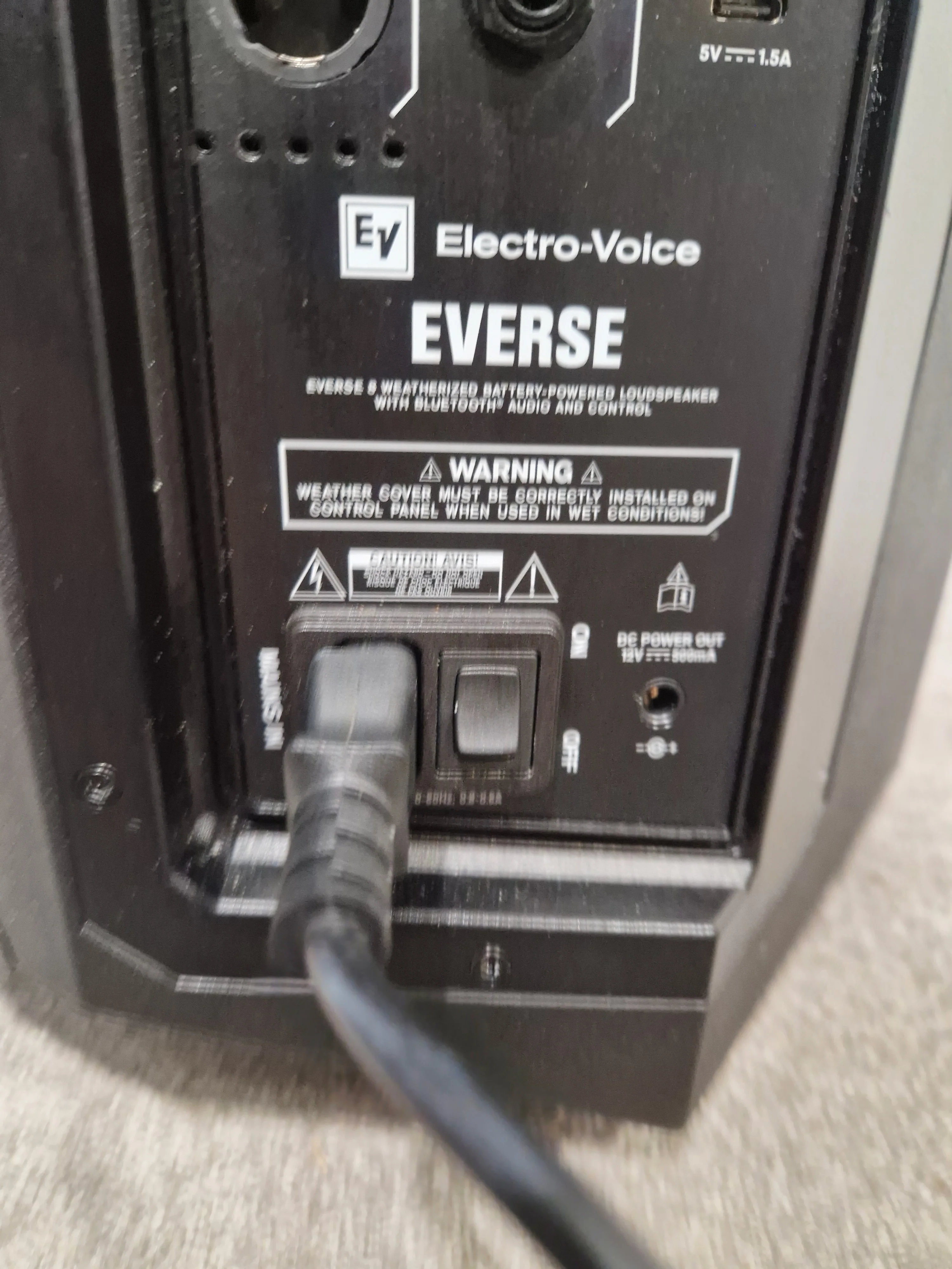 Electro-voice Everse 8 - PA Speaker - Black – PA Speaker - Excellent w/ Soft Case - Image 7