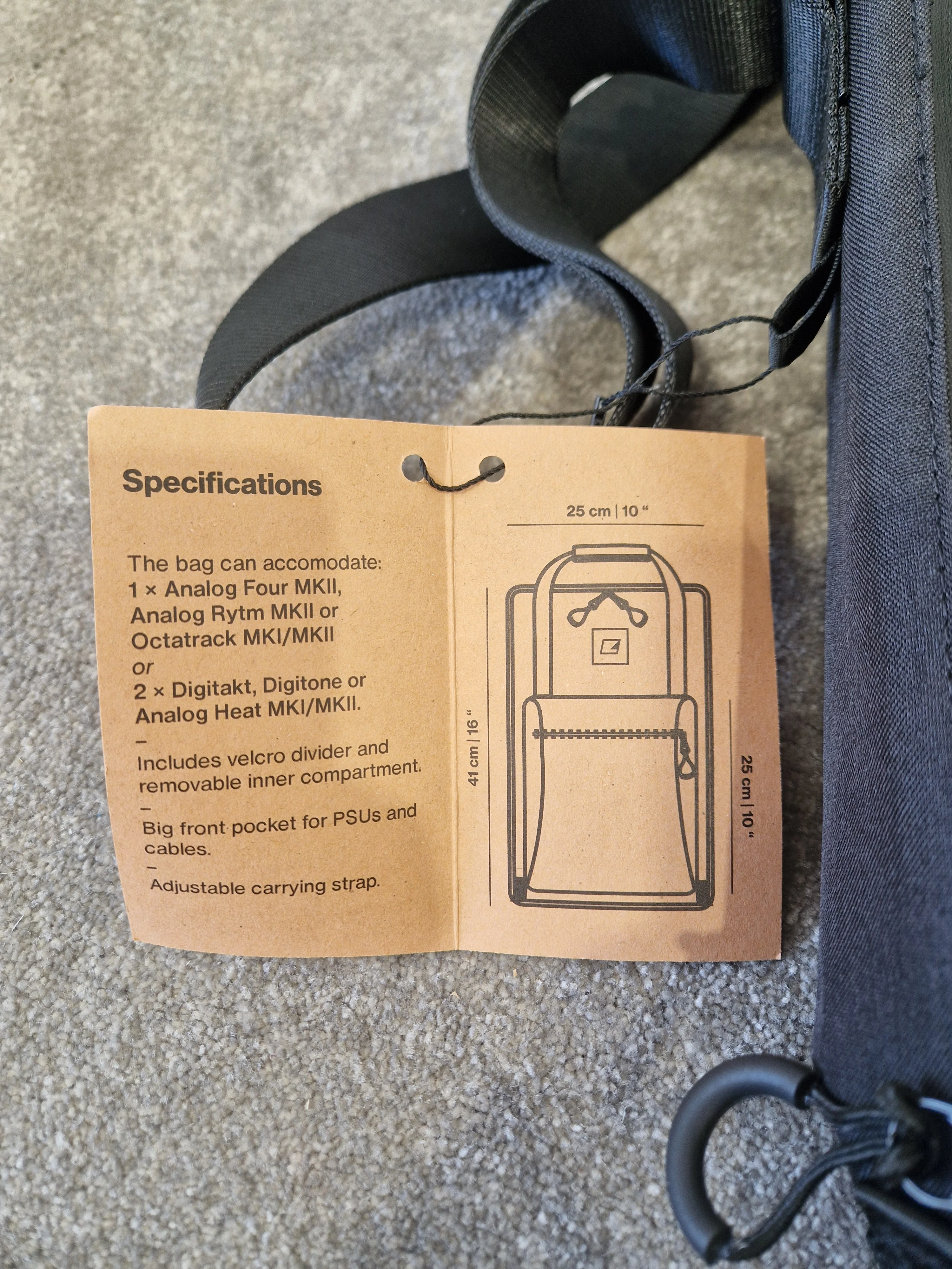 Elektron ECC-4 Gig Bag – Dual Digi / MK2 Synth Fit – Mint - Image 4