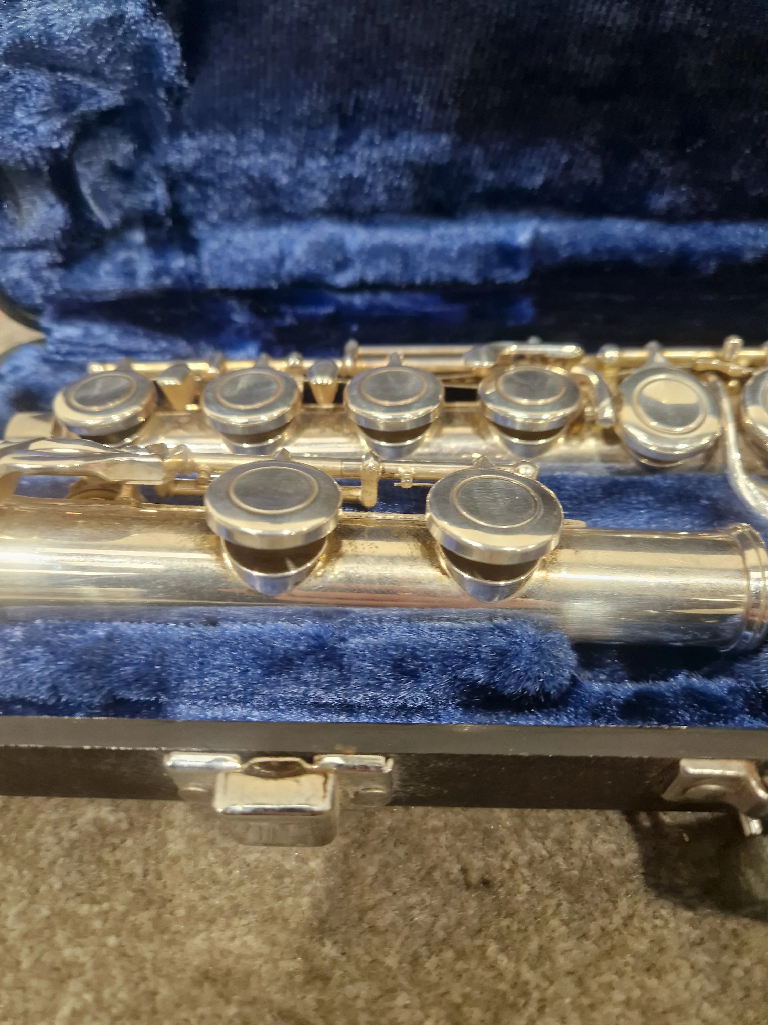 Elkhart 300 Series Silver Flute – Flute - Good w/ Hard Case - Image 4