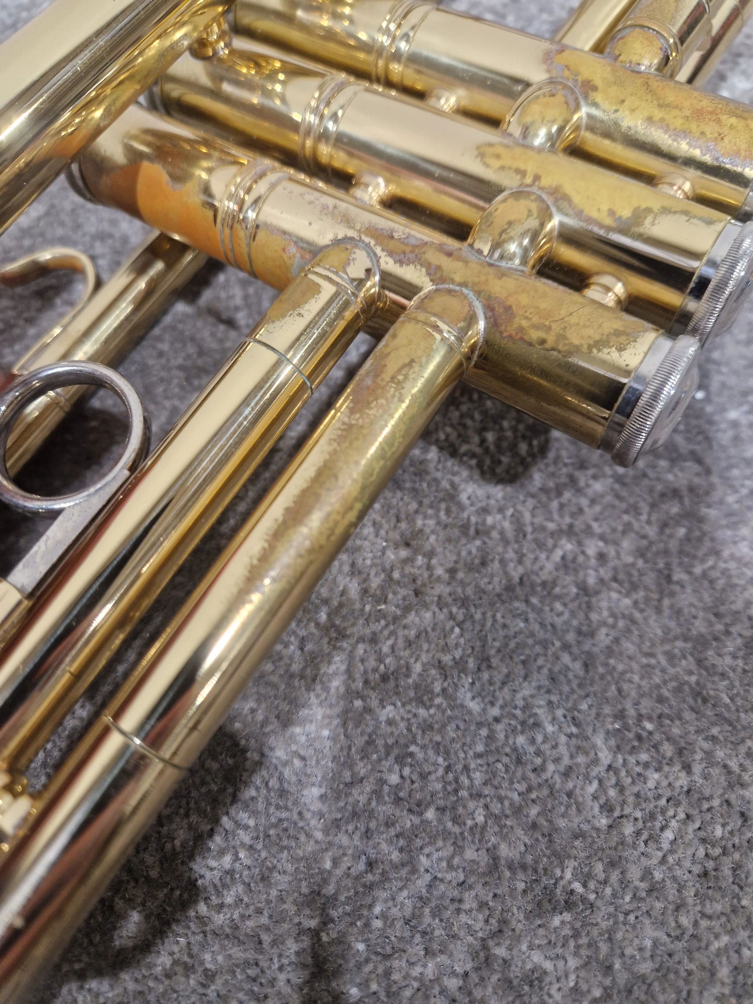 Elkhart Series 2 Vintage Brass Trumpet - Well-Preserved Craftsmanship - Good w/ Hard Case - Image 16