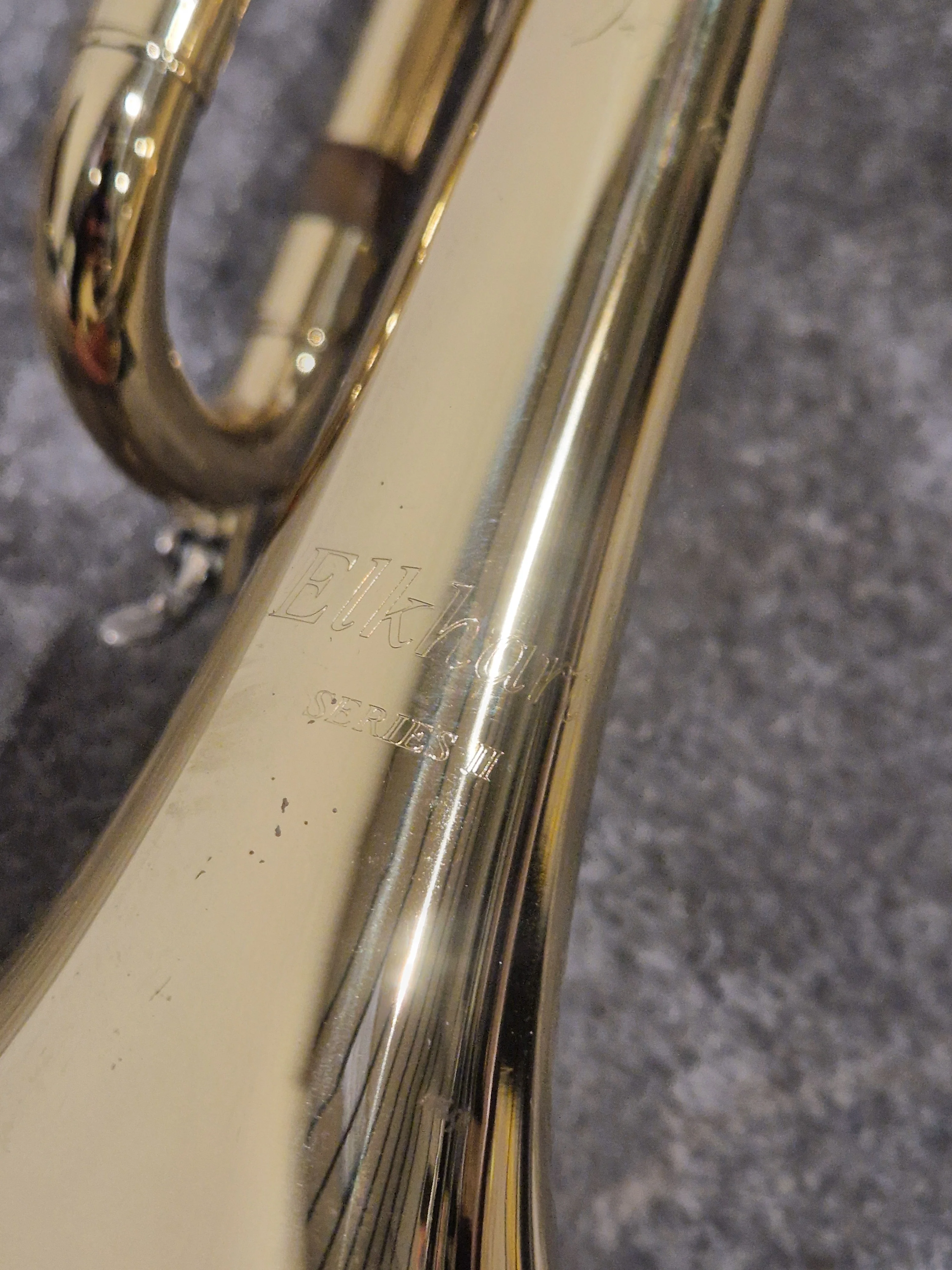 Elkhart Series 2 Vintage Brass Trumpet - Well-Preserved Craftsmanship - Good w/ Hard Case - Image 17