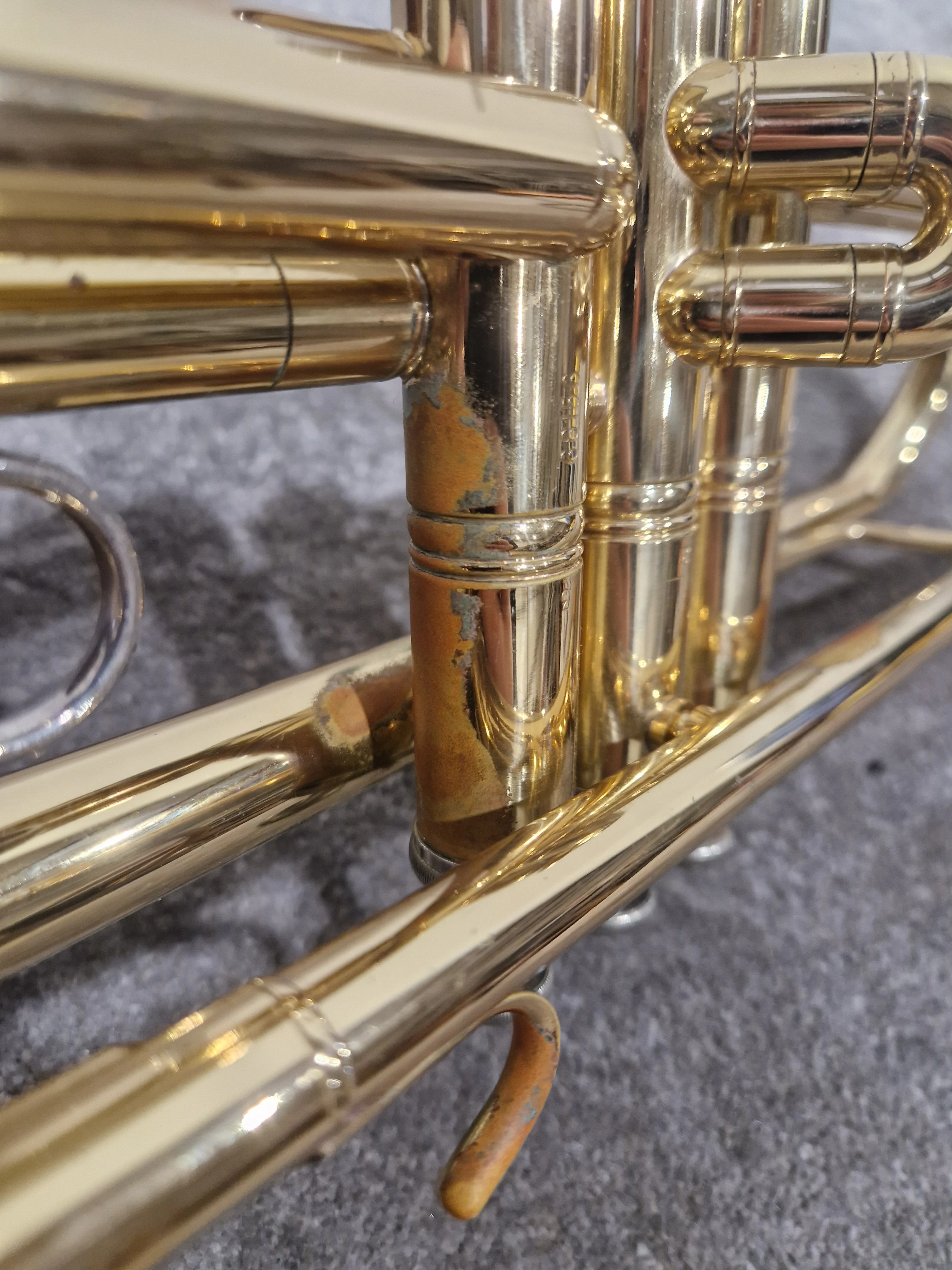 Elkhart Series 2 Vintage Brass Trumpet - Well-Preserved Craftsmanship - Good w/ Hard Case - Image 7