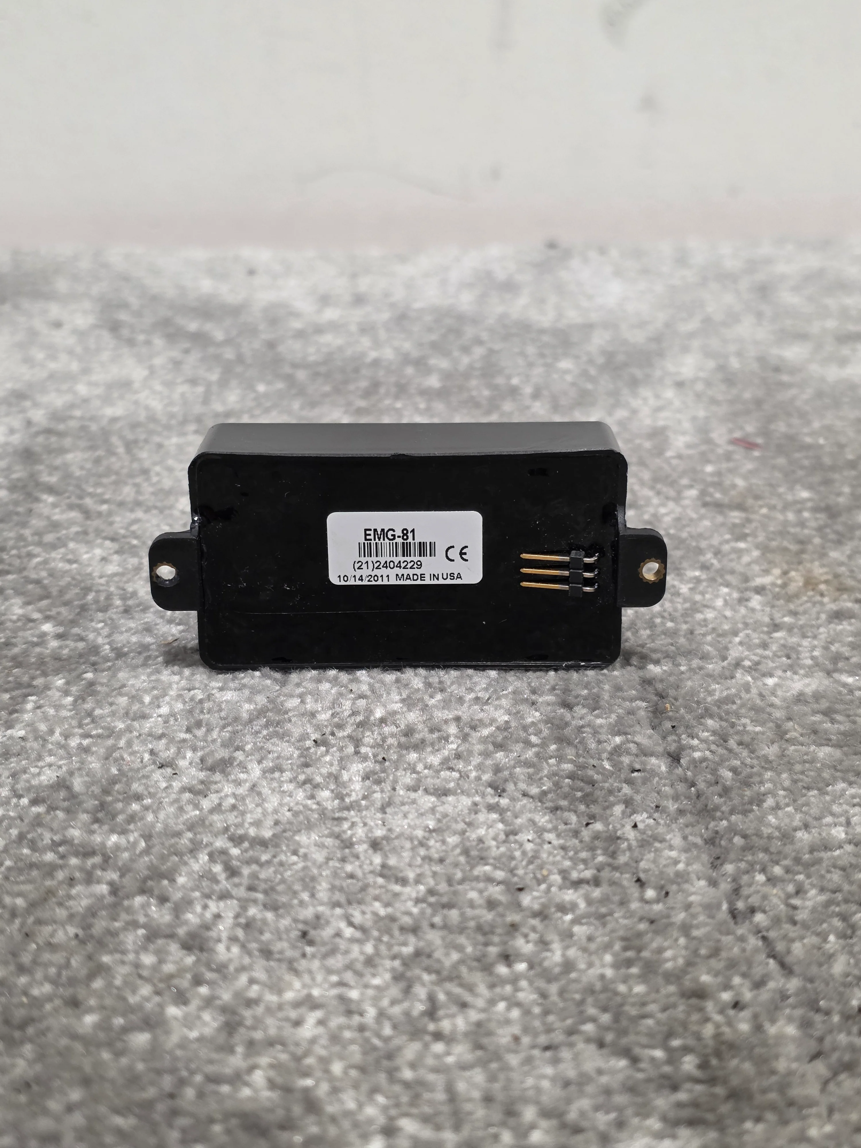 EMG 81 - Active Humbucker Pickup - Black/Chrome - Excellent - Image 3