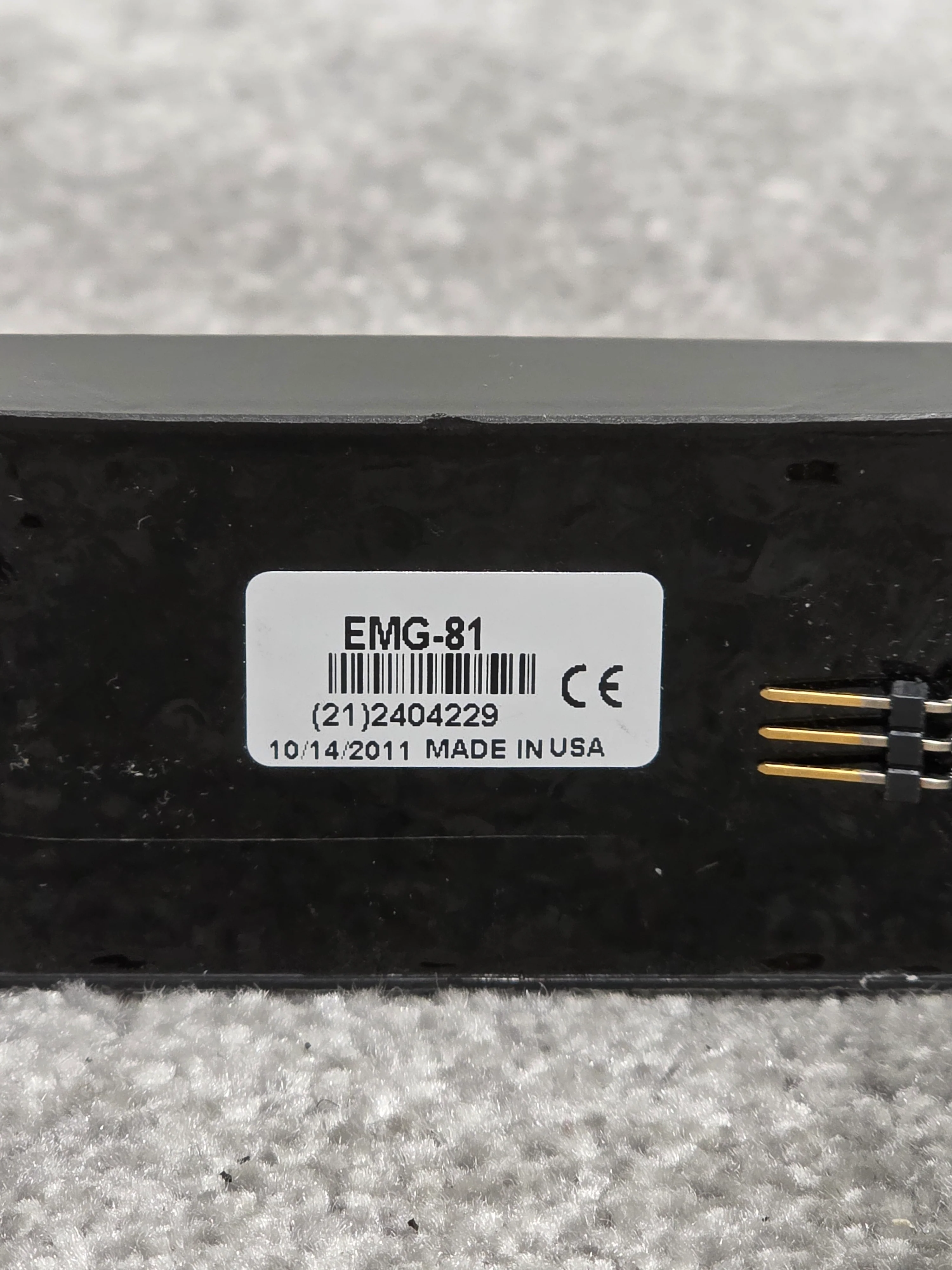 EMG 81 - Active Humbucker Pickup - Black/Chrome - Excellent - Image 4