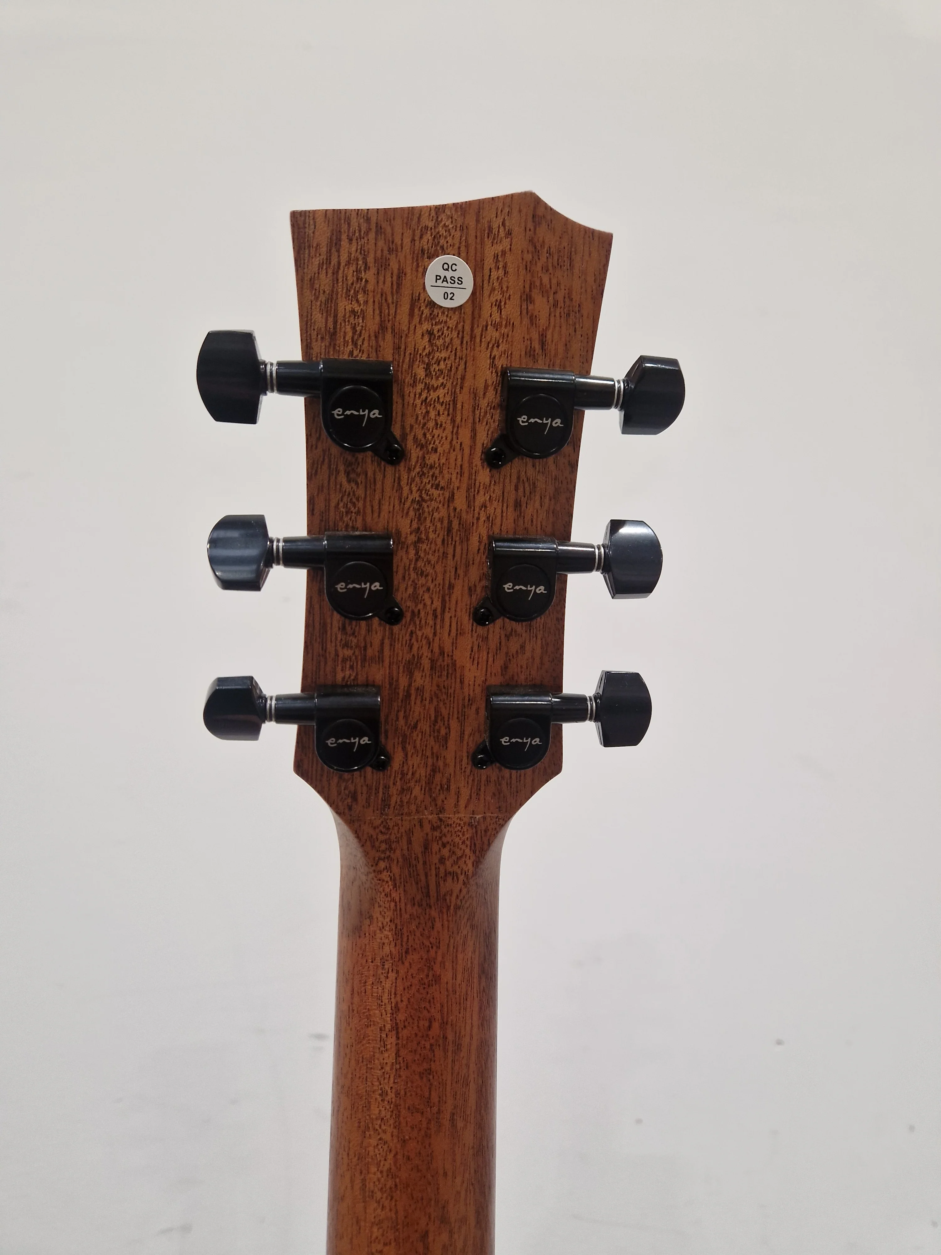 Enya EA-X1-PRO Sunburst Acoustic Guitar - Premium Solid Top - Excellent w/ Soft Case & Guitar Accessories - Image 3