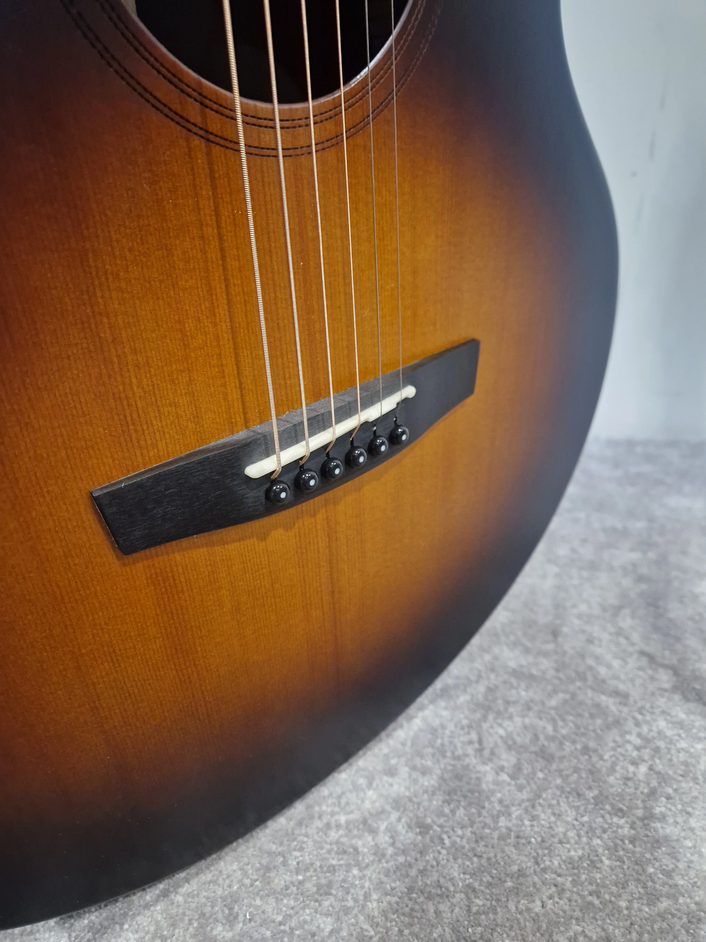Enya EA-X1-PRO Sunburst Electro-Acoustic Guitar - Premium Tonewoods - Excellent w/ Soft Case & New Strings & Guitar Cable - Image 9