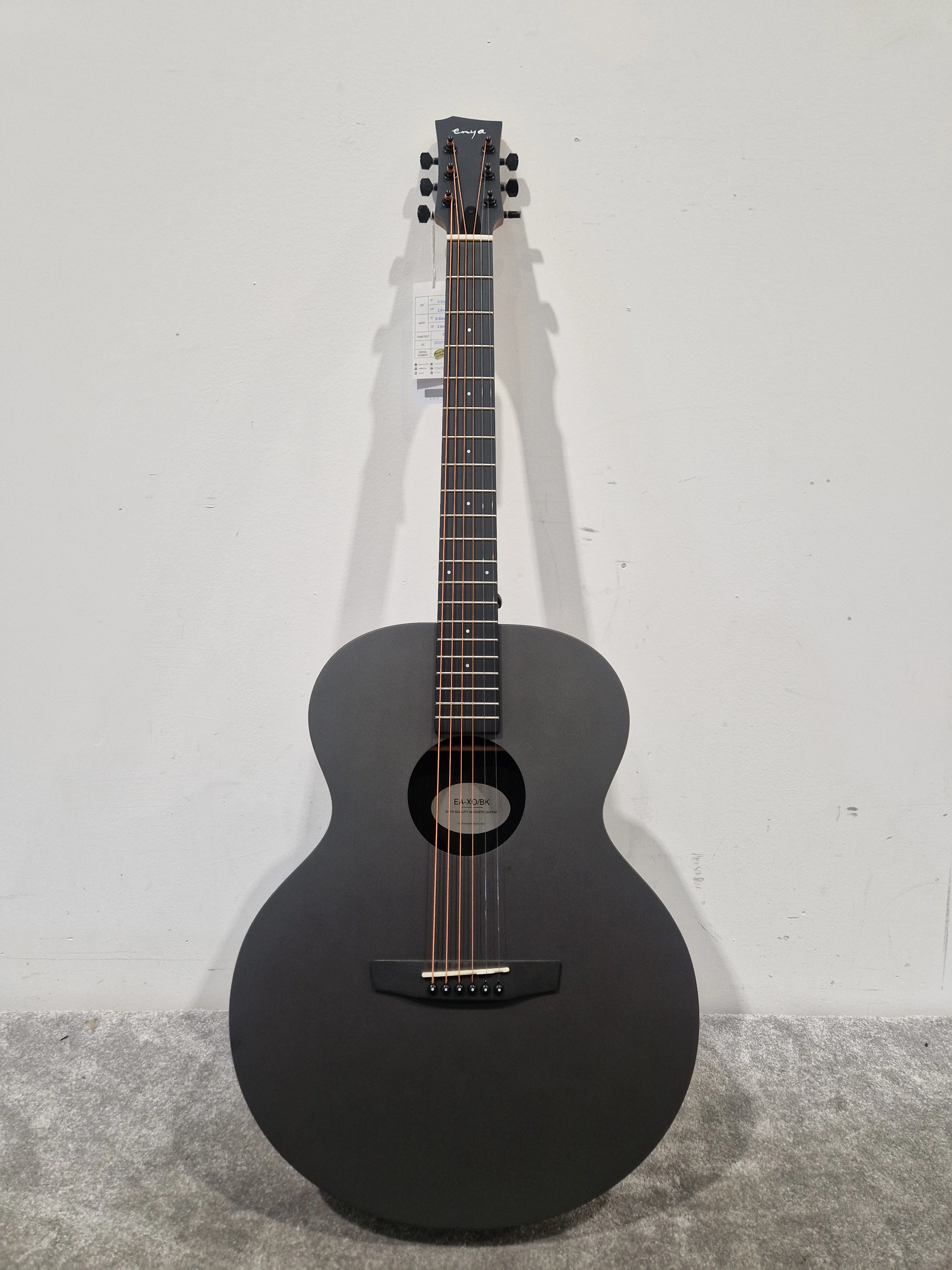 Enya EA-XO-BK - Acoustic Guitar - Mint w/ Soft Case & Tags - Image 8