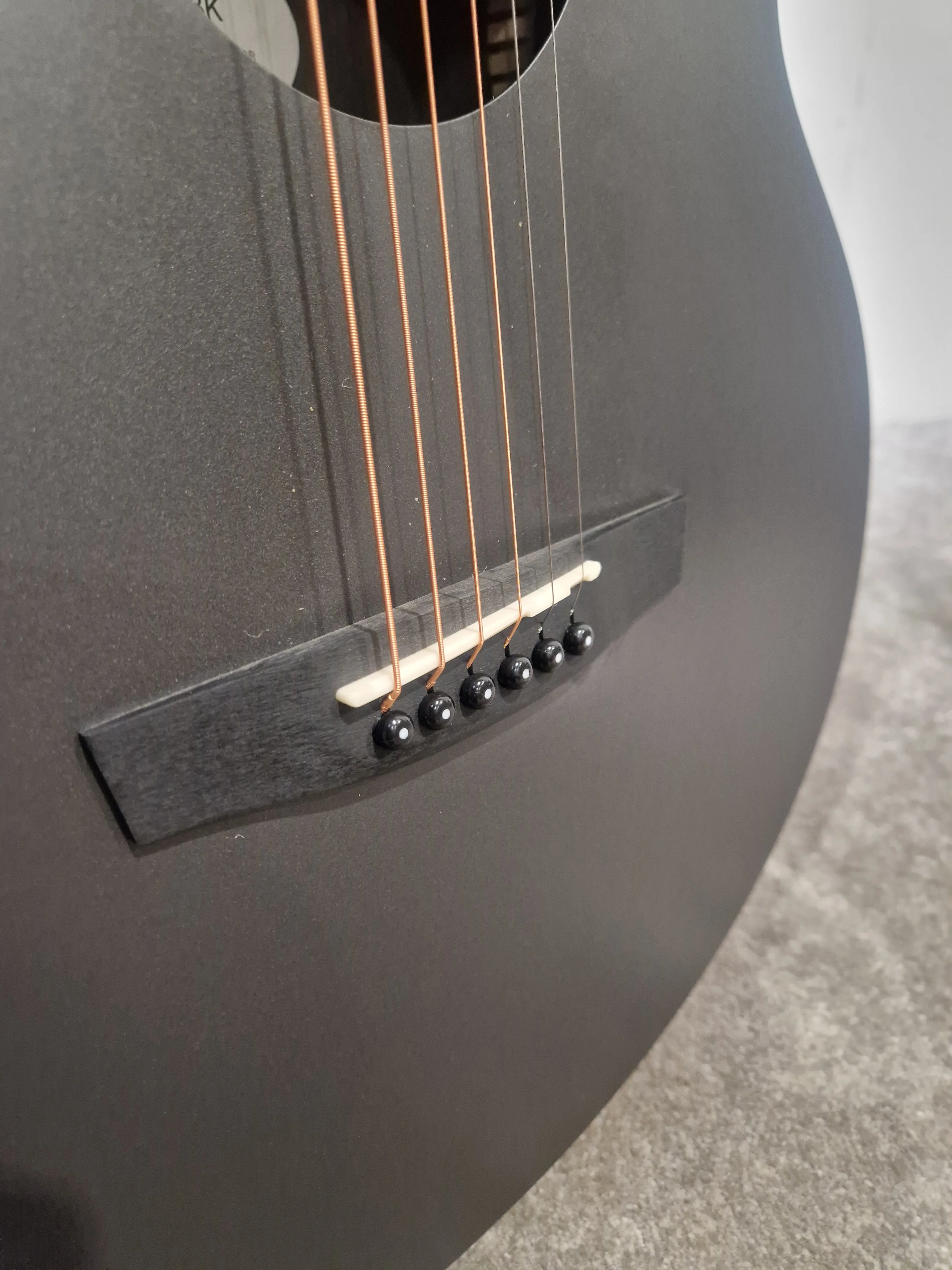 Enya EA-XO-BLK Black Acoustic Guitar - Premium Sound Quality - Excellent w/ Soft Case - Image 14