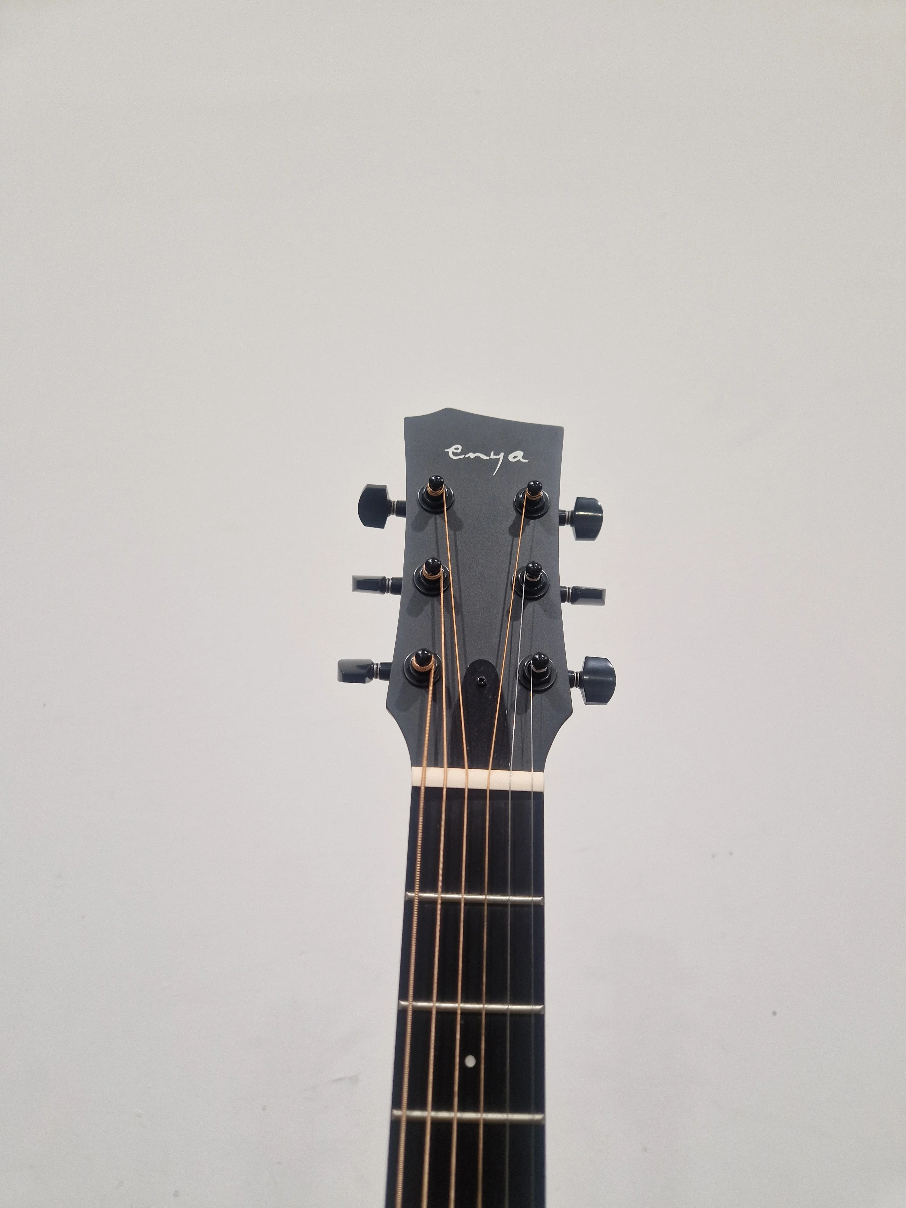Enya EB-X1-PRO Natural 1/2 Acoustic Guitar - Compact Travel Size - Excellent w/ Soft Case & Guitar Accessories - Image 19