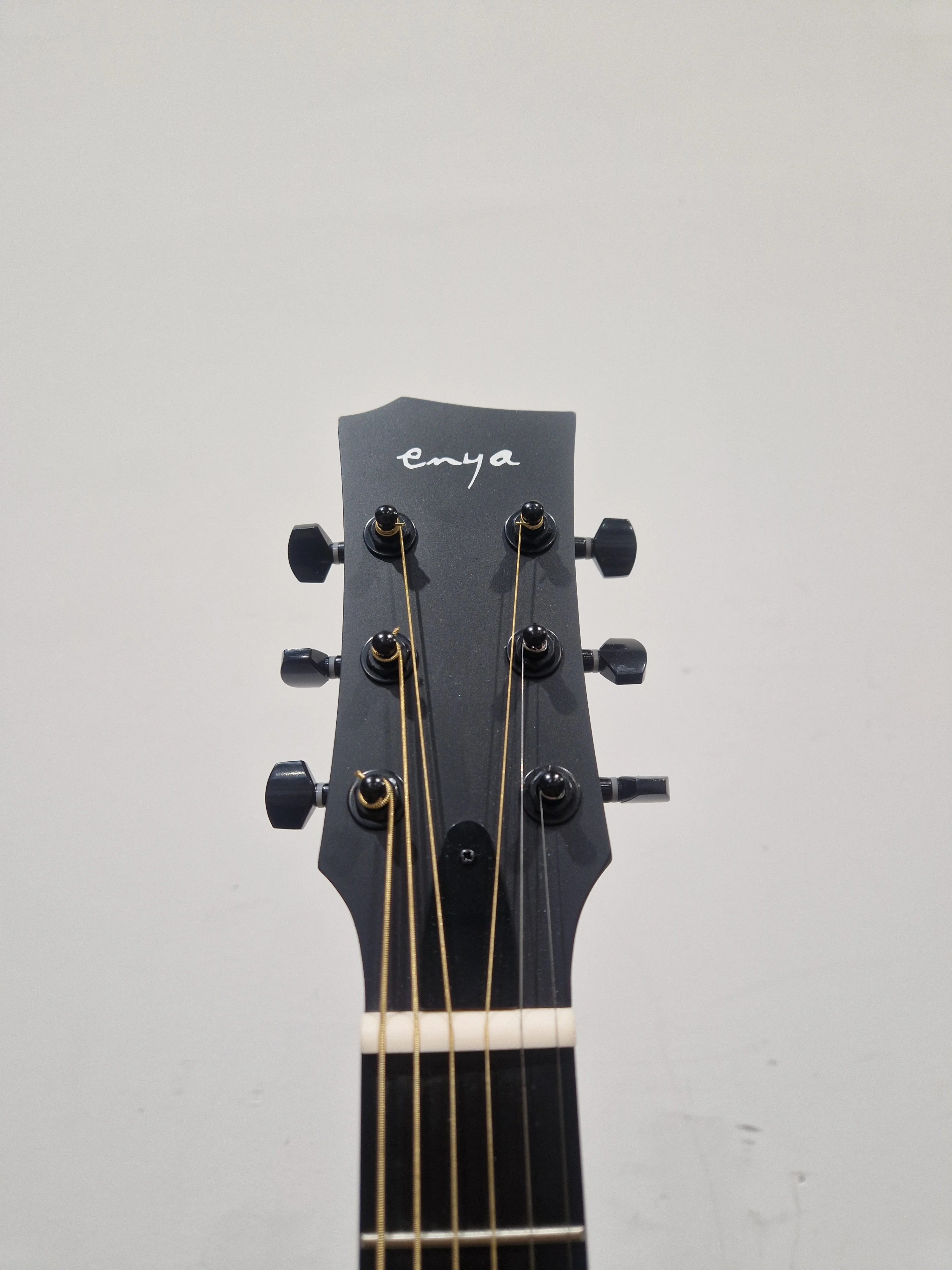 Enya EM-K0/BK Acoustic Guitar - Black Finish - Excellent - Image 4