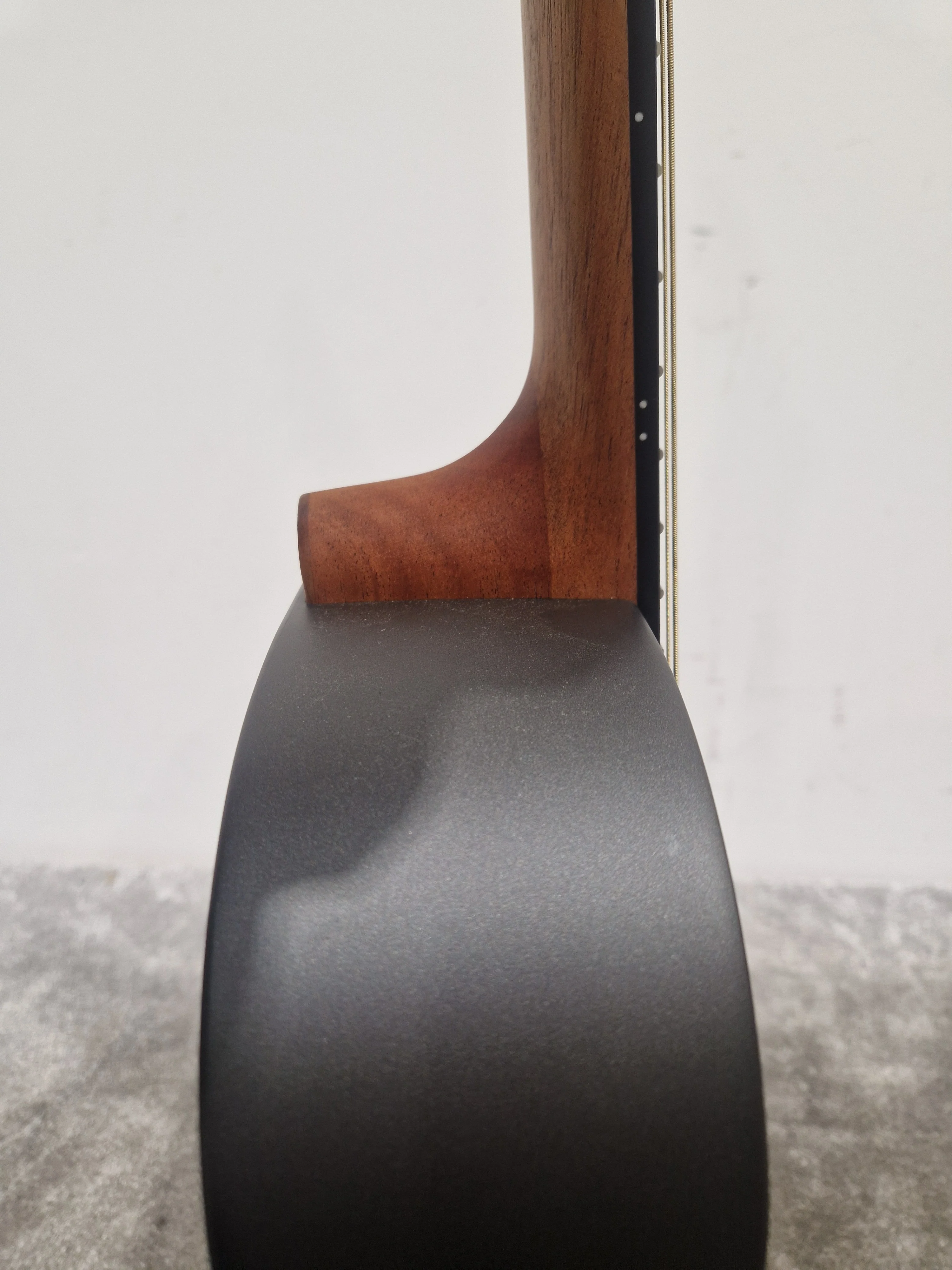 Enya EM-K0/BK Acoustic Guitar - Black Finish - Excellent - Image 6