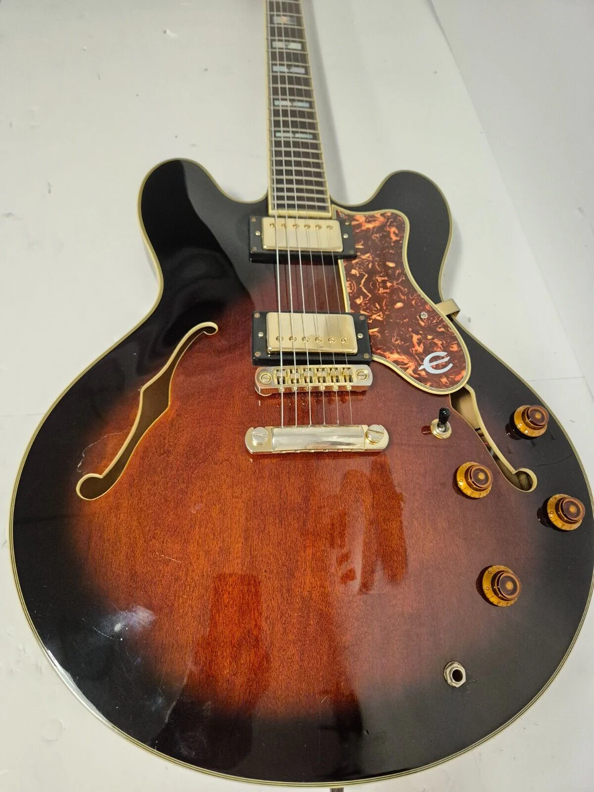 Epiphone 1989 Sheraton Electric Guitar + Hard Case - Professionally setup - Image 5